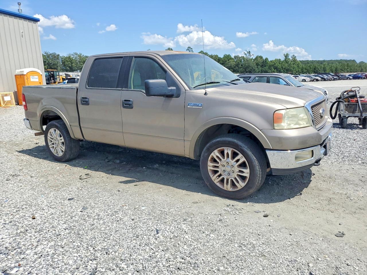 2004 Ford F150 Supercrew Beige vin: 1FTPW14504KB96833
