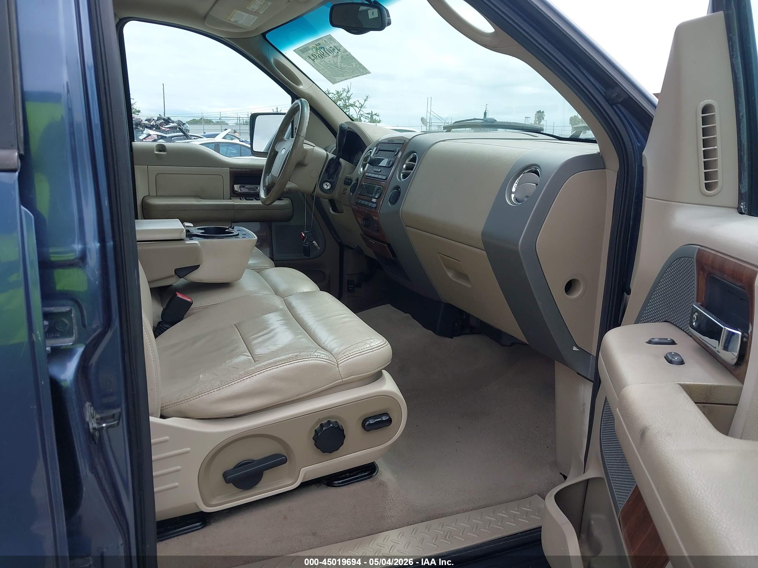 2004 Ford F-150 Fx4/lariat/xlt Blue vin: 1FTPW14504KC27787