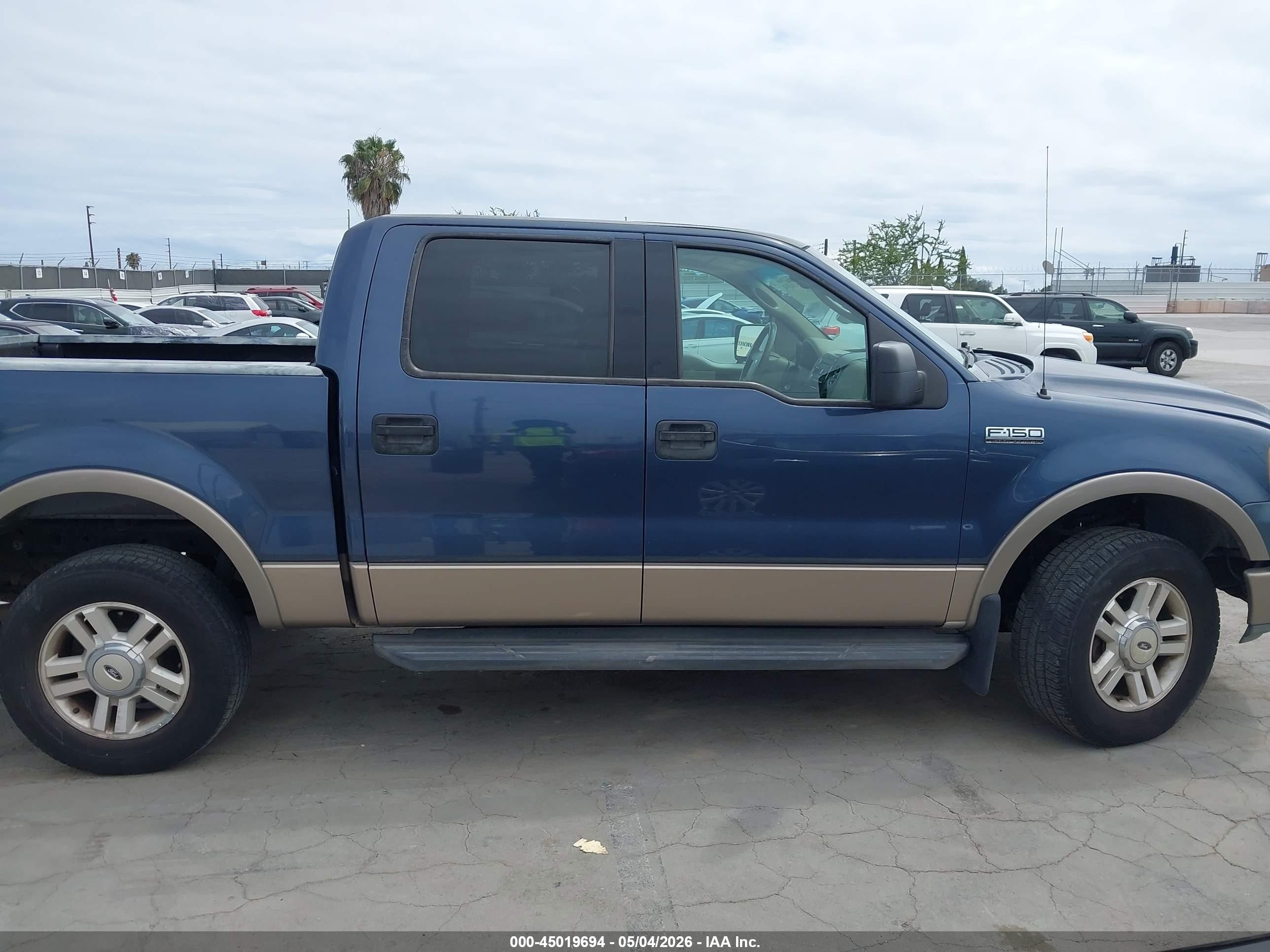 2004 Ford F-150 Fx4/lariat/xlt Blue vin: 1FTPW14504KC27787