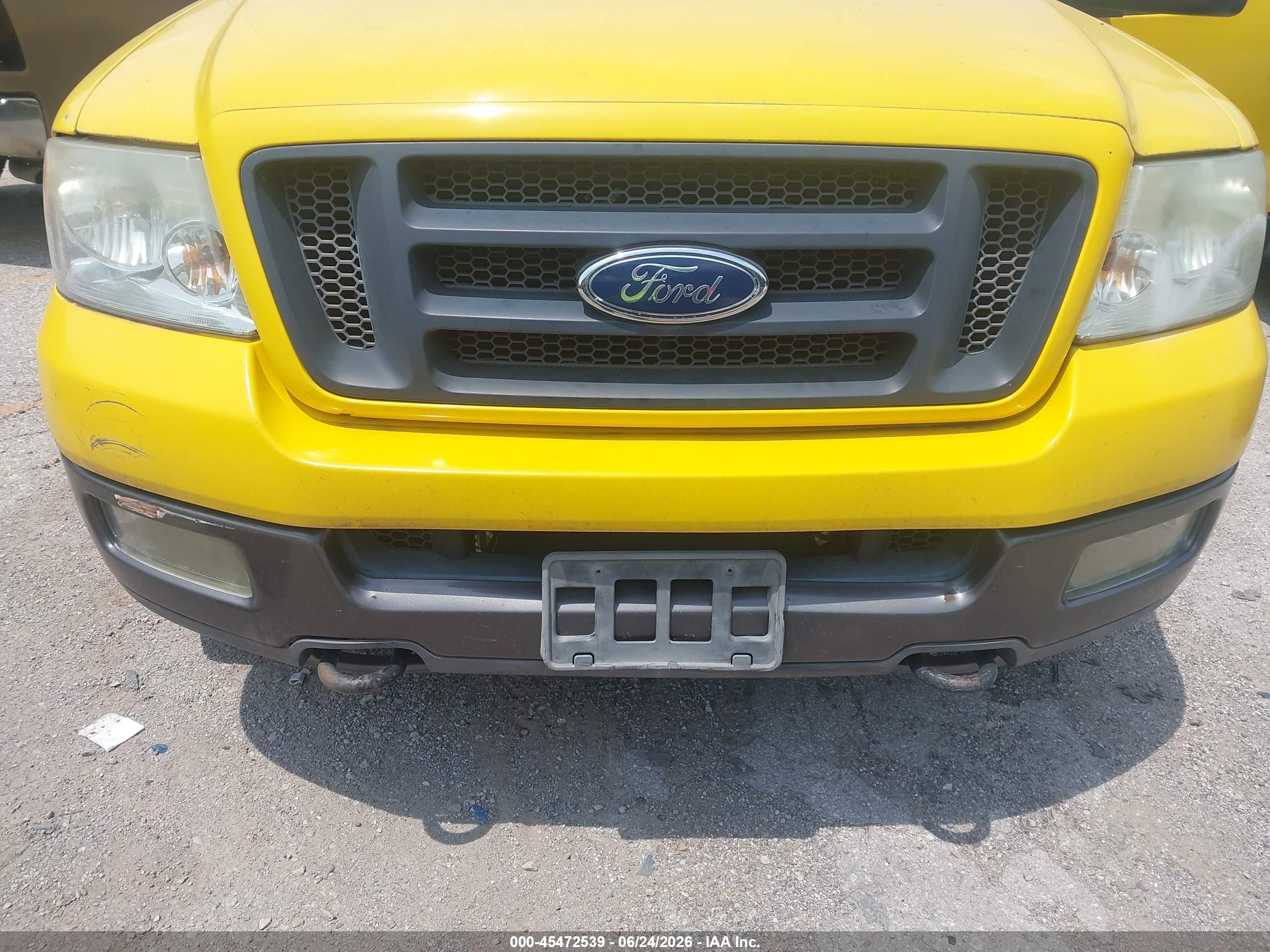 2004 Ford F-150 Fx4/lariat/xlt Yellow vin: 1FTPW14504KC61681