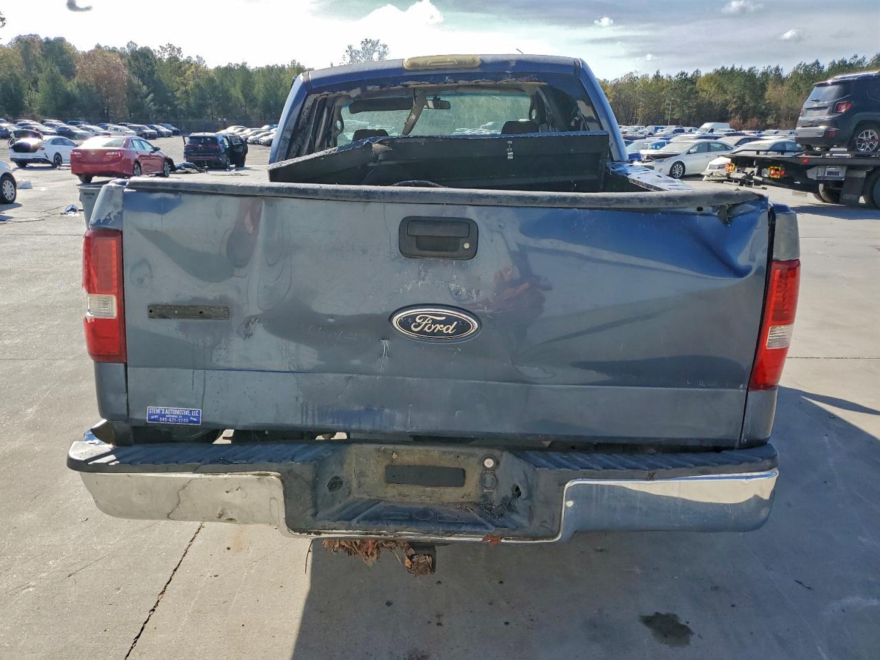 2004 Ford F150 Supercrew Blue vin: 1FTPW14504KC75614