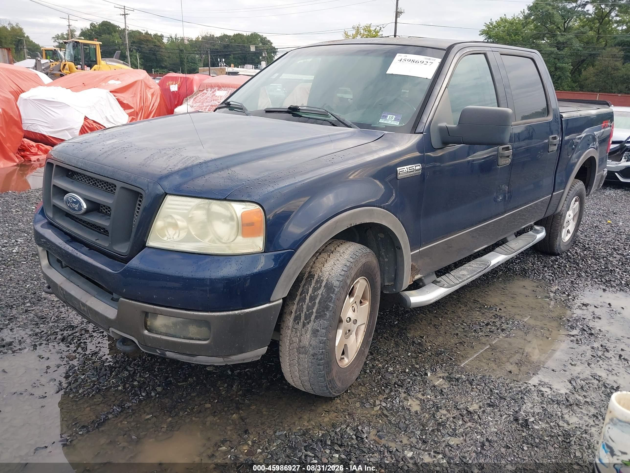 2004 Ford F-150 Fx4/lariat/xlt Blue vin: 1FTPW14504KD07638