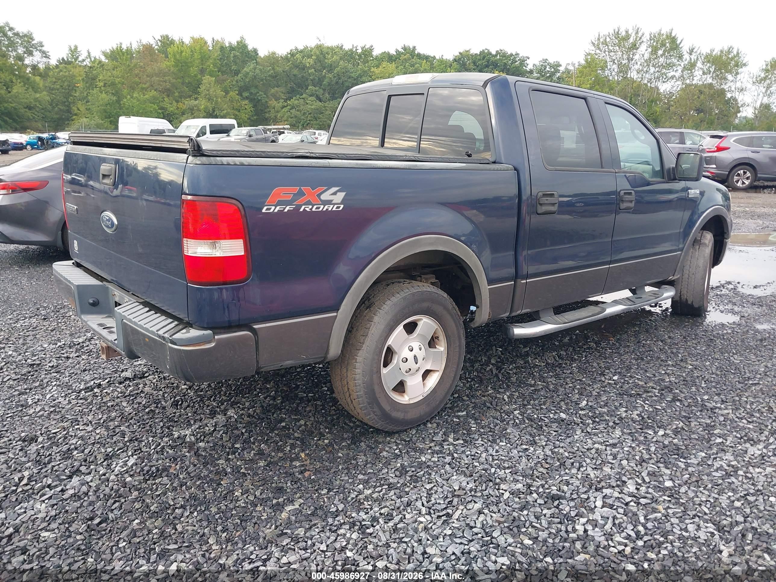 2004 Ford F-150 Fx4/lariat/xlt Blue vin: 1FTPW14504KD07638
