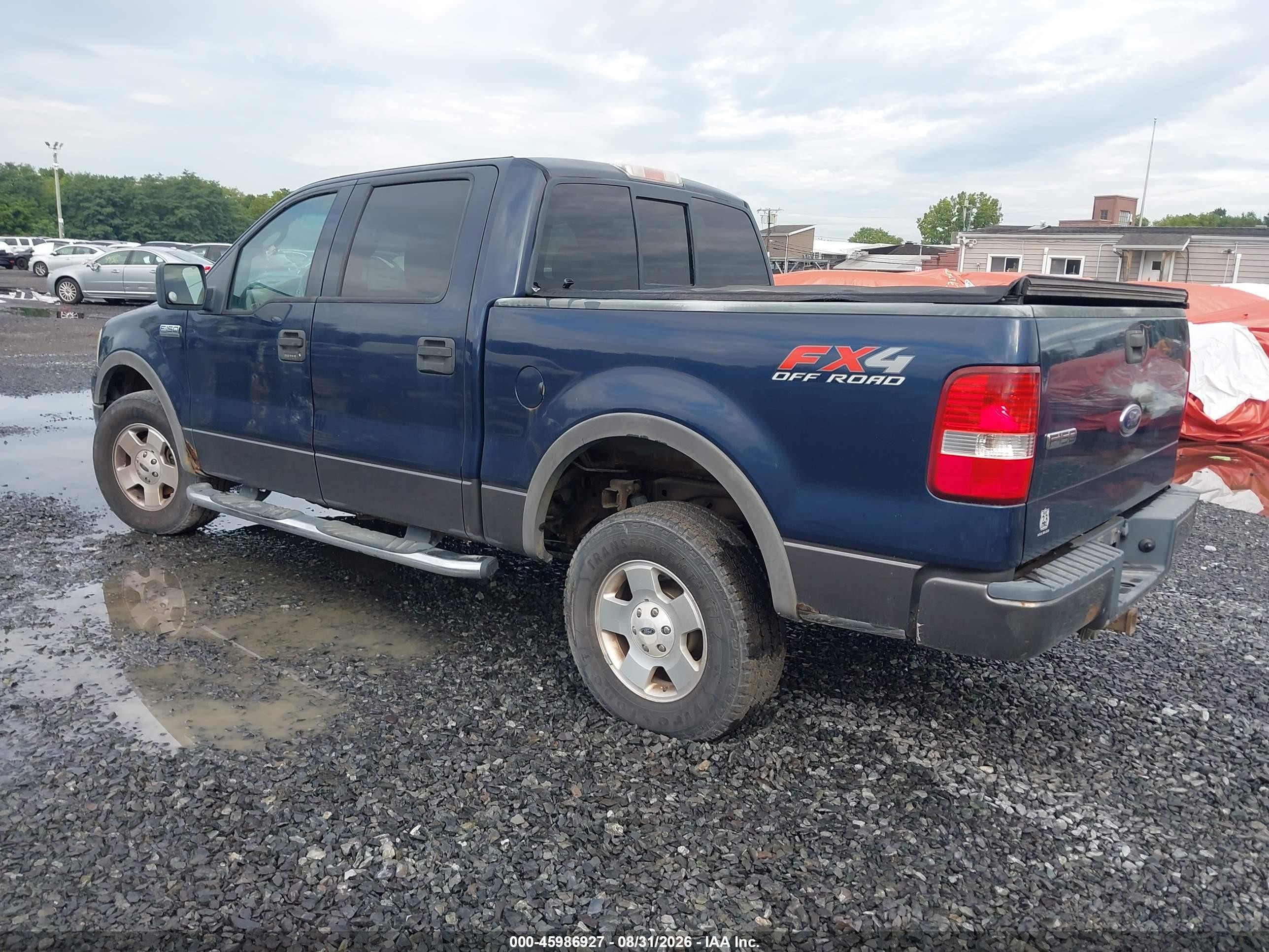 2004 Ford F-150 Fx4/lariat/xlt Blue vin: 1FTPW14504KD07638