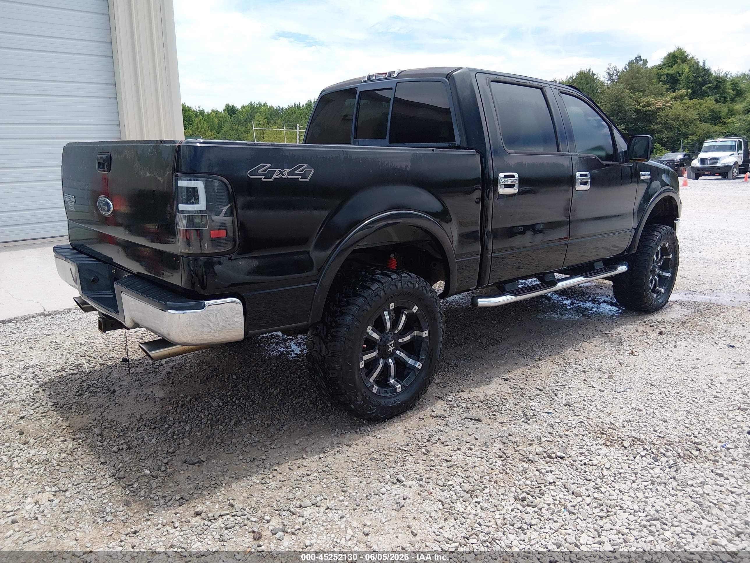 2004 Ford F-150 Fx4/lariat/xlt Black vin: 1FTPW14504KD83392