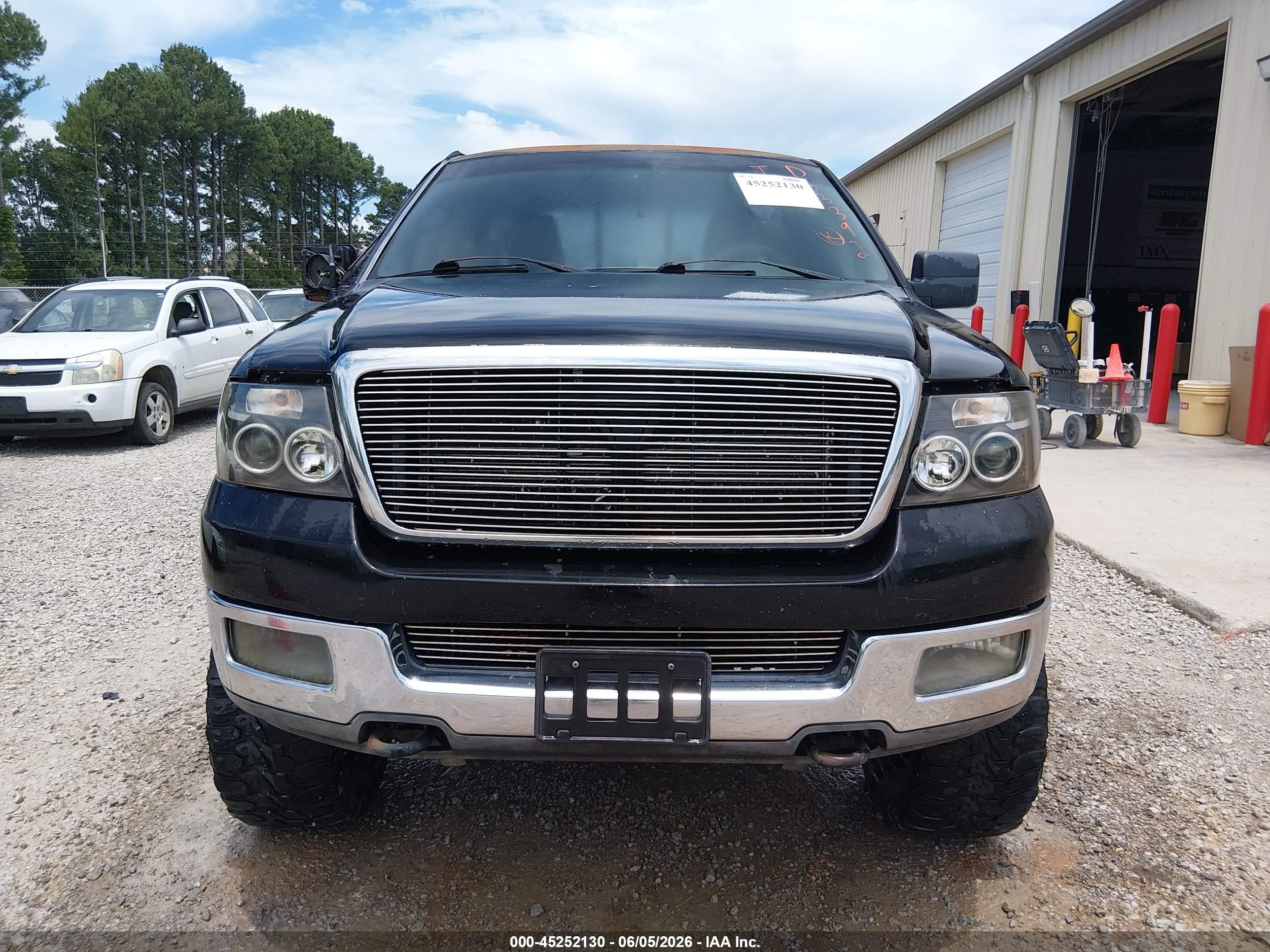 2004 Ford F-150 Fx4/lariat/xlt Black vin: 1FTPW14504KD83392