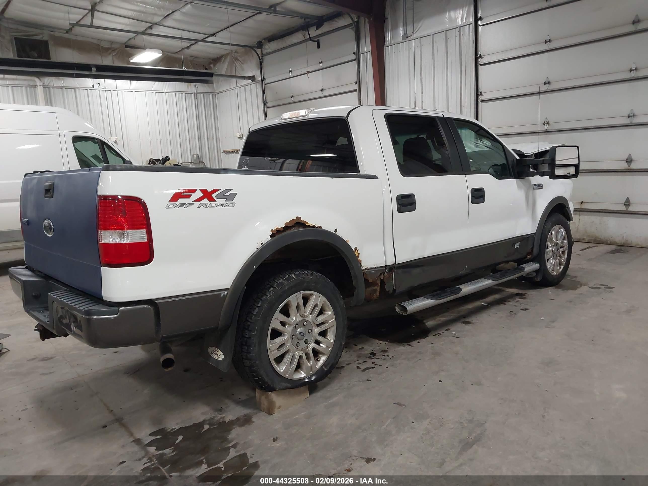 2005 Ford F-150 Fx4/lariat/xlt White vin: 1FTPW14505FA30404