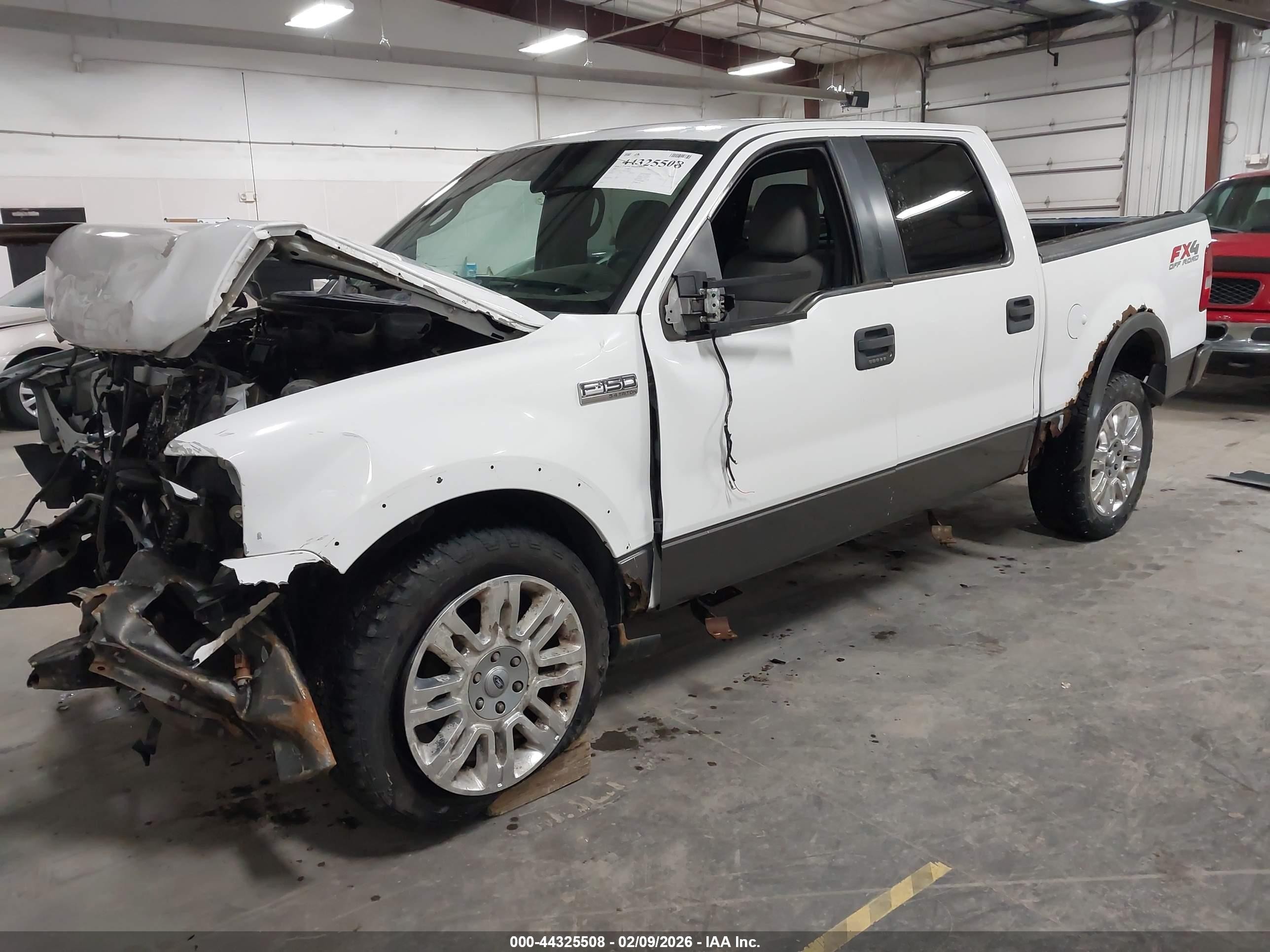 2005 Ford F-150 Fx4/lariat/xlt White vin: 1FTPW14505FA30404