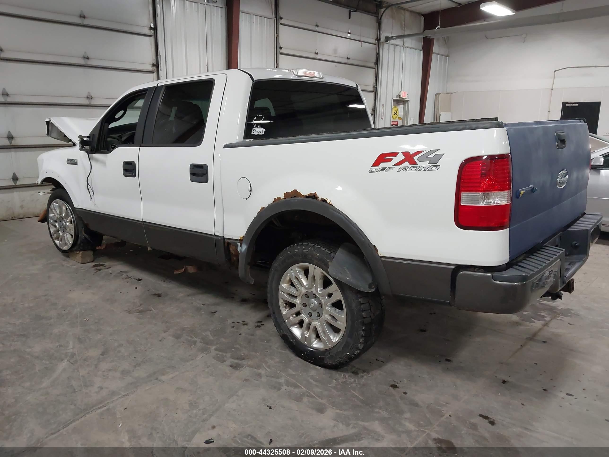 2005 Ford F-150 Fx4/lariat/xlt White vin: 1FTPW14505FA30404