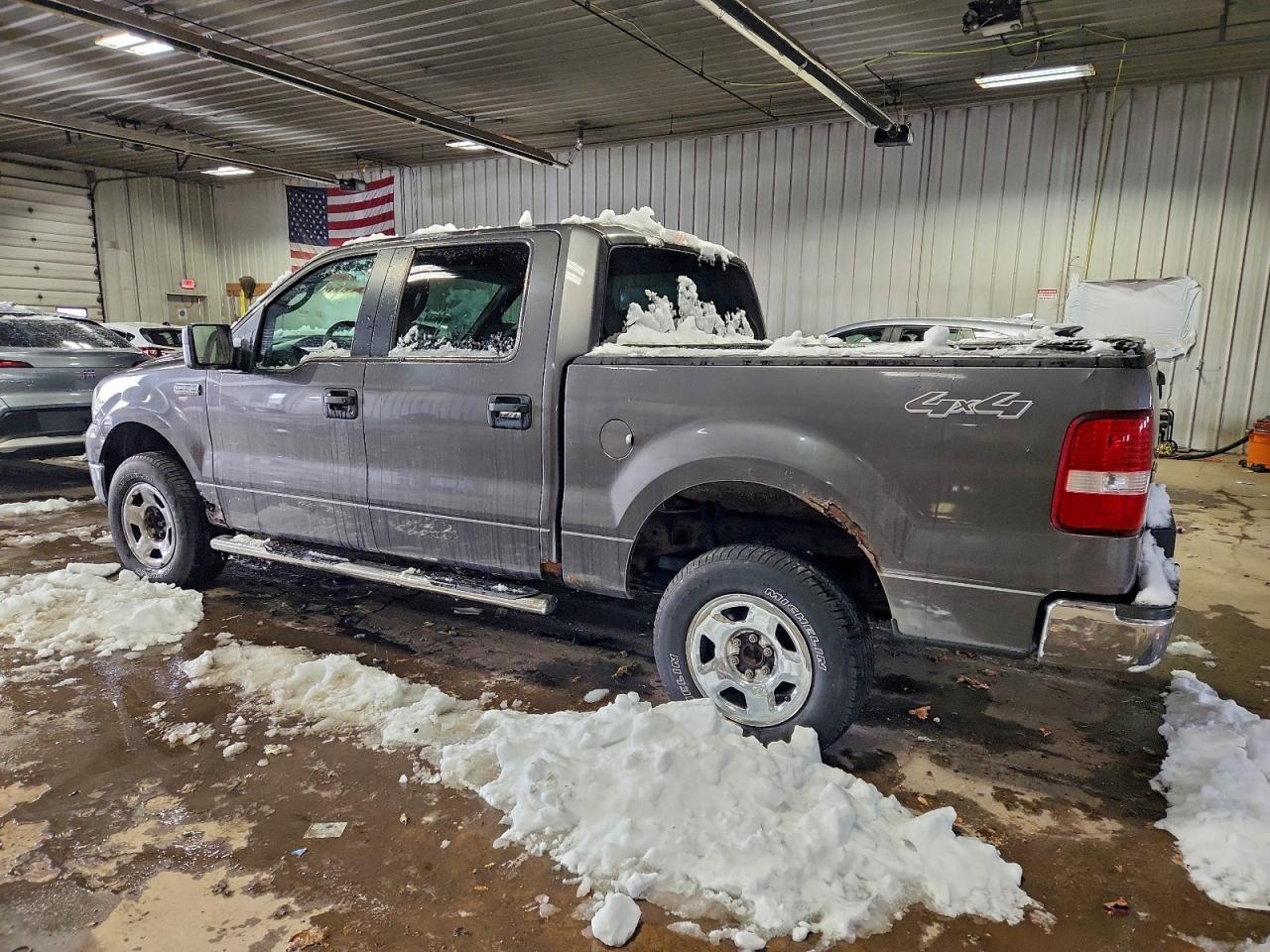 2005 Ford F-150 Supercrew Серый vin: 1FTPW14505FA67338