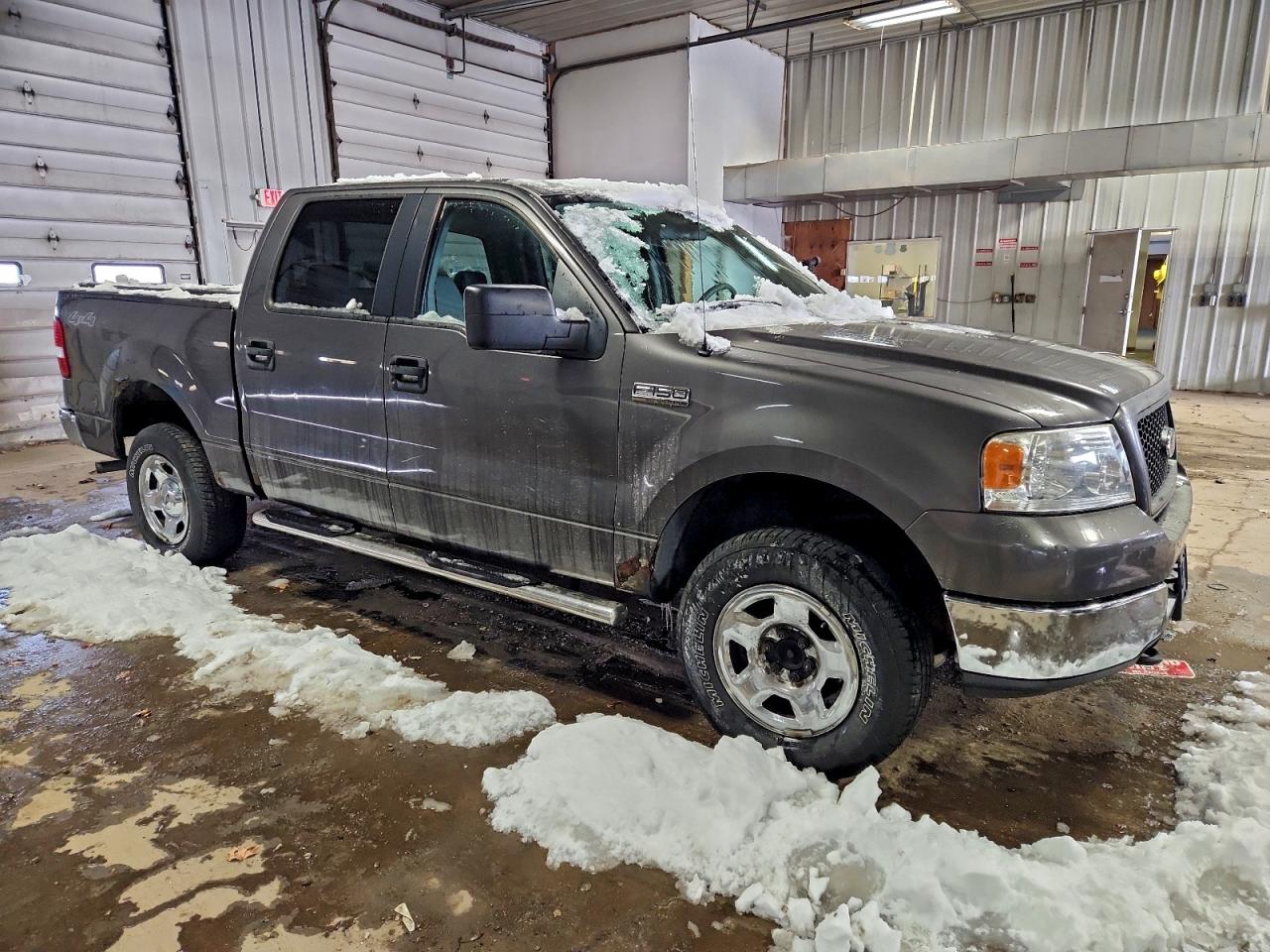 2005 Ford F-150 Supercrew Серый vin: 1FTPW14505FA67338