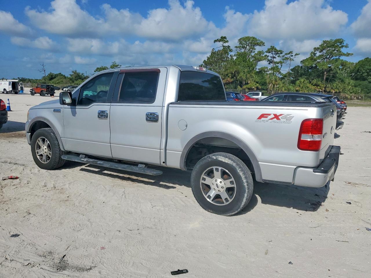 2005 Ford F150 Supercrew Silver vin: 1FTPW14505FA81126
