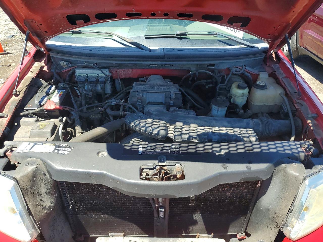 2005 Ford F150 Supercrew Red vin: 1FTPW14505FB54298