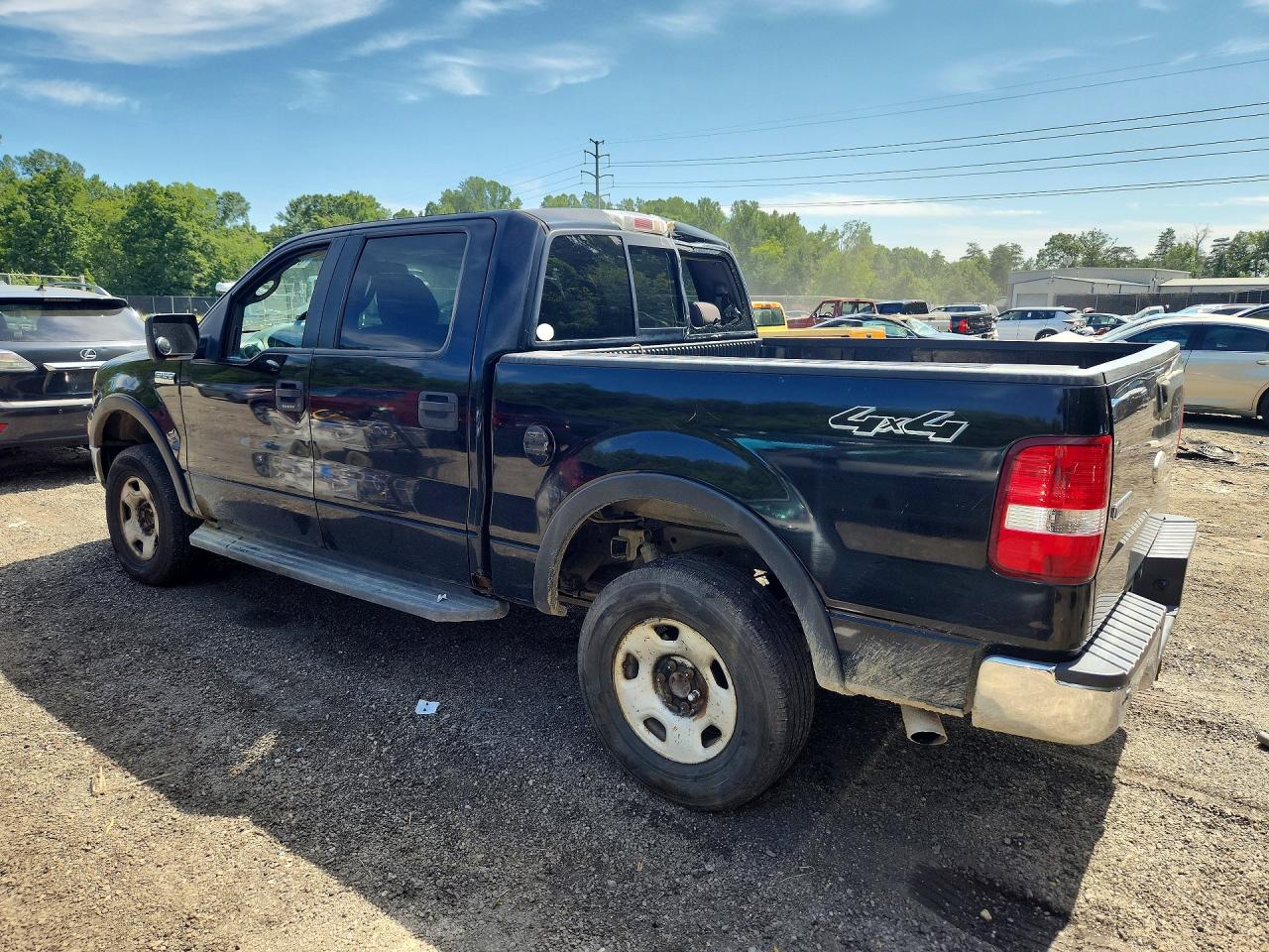 2005 Ford F150 Supercrew Black vin: 1FTPW14505KD34291