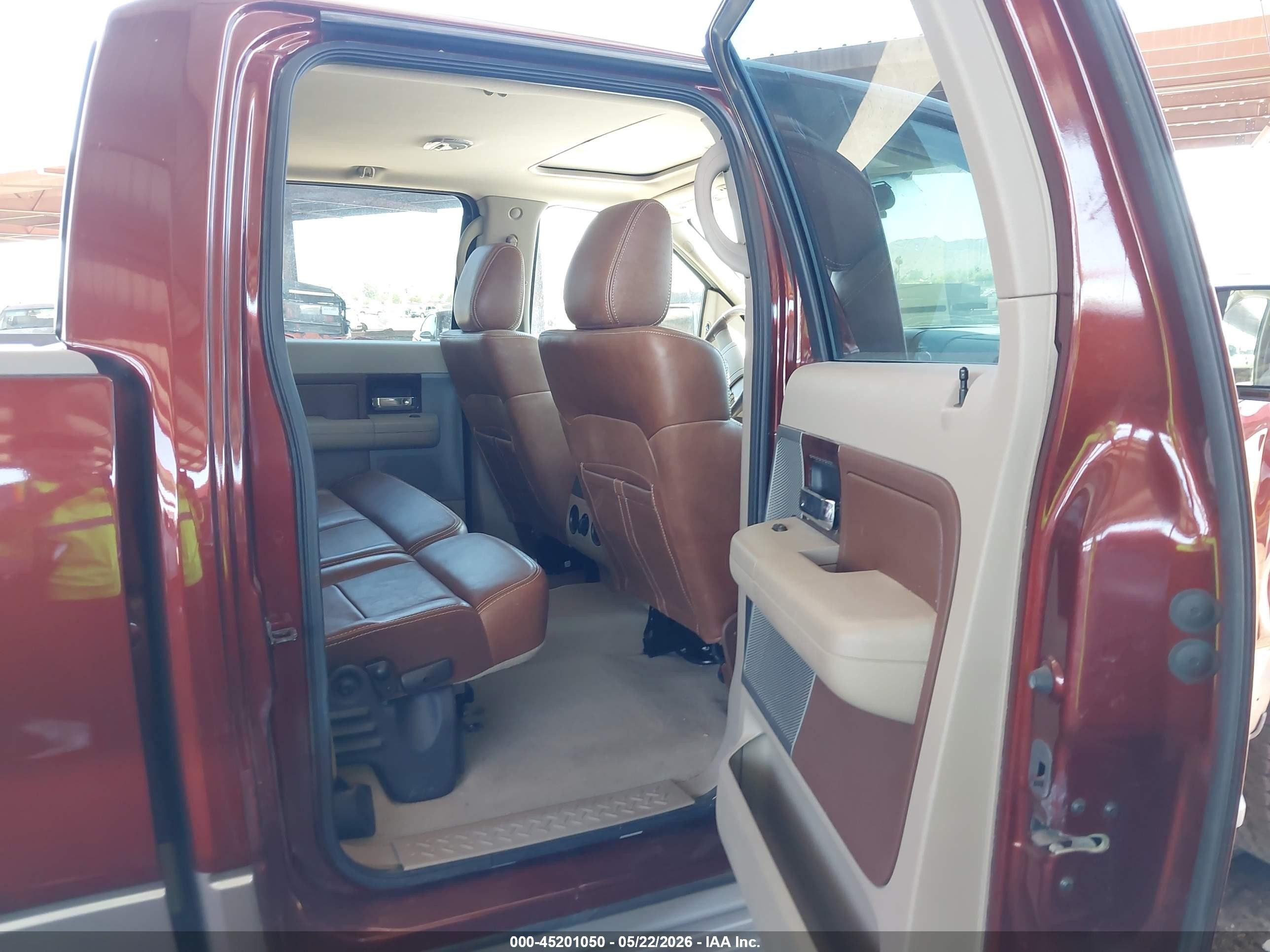 2005 Ford F-150 Fx4/lariat/xlt Red vin: 1FTPW14505KE05151