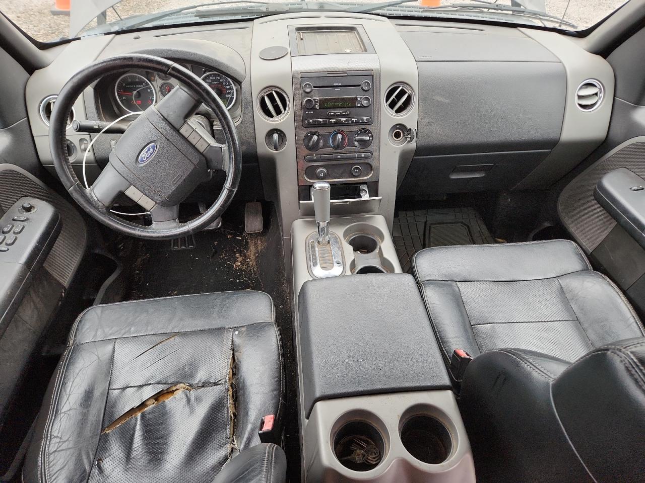 2005 Ford F150 Supercrew Gray vin: 1FTPW14505KE83705