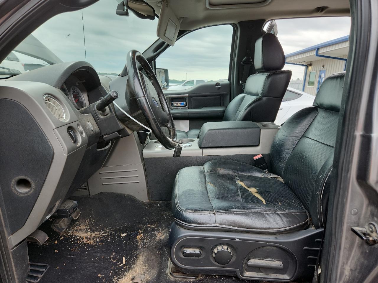 2005 Ford F150 Supercrew Gray vin: 1FTPW14505KE83705