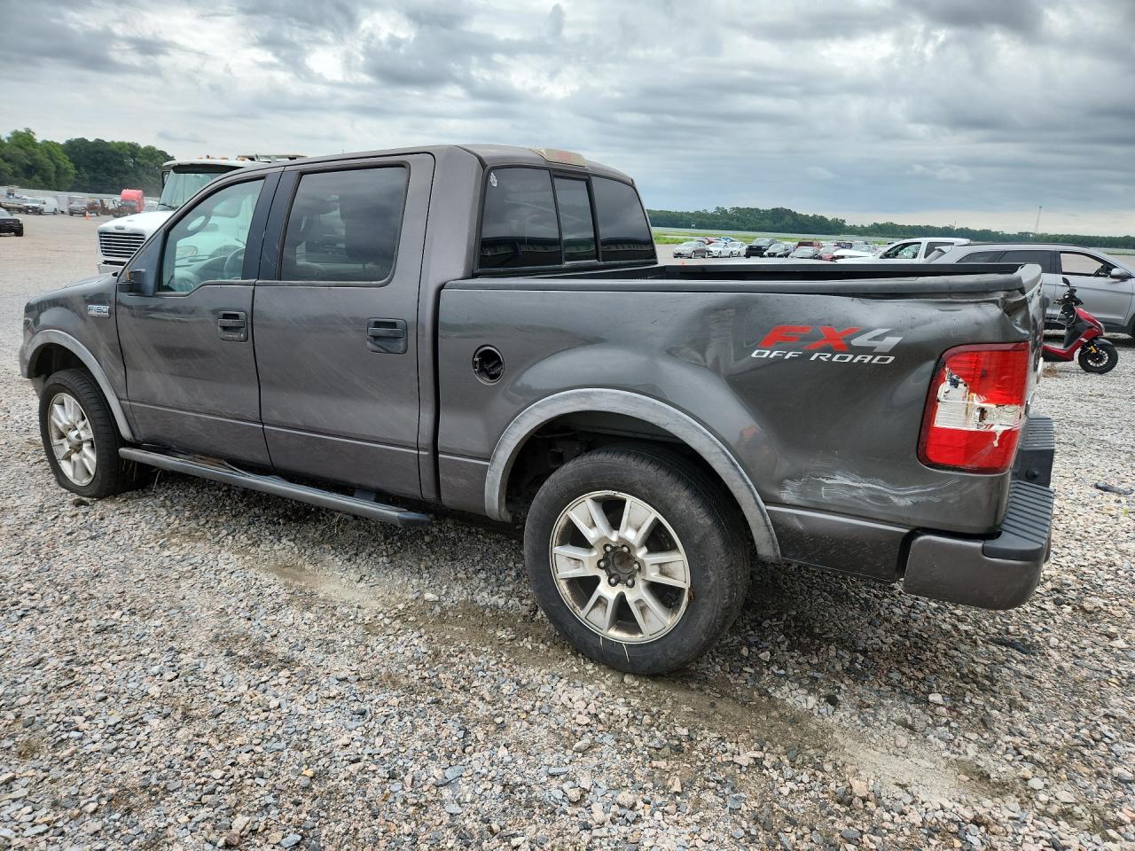 2005 Ford F150 Supercrew Gray vin: 1FTPW14505KE83705