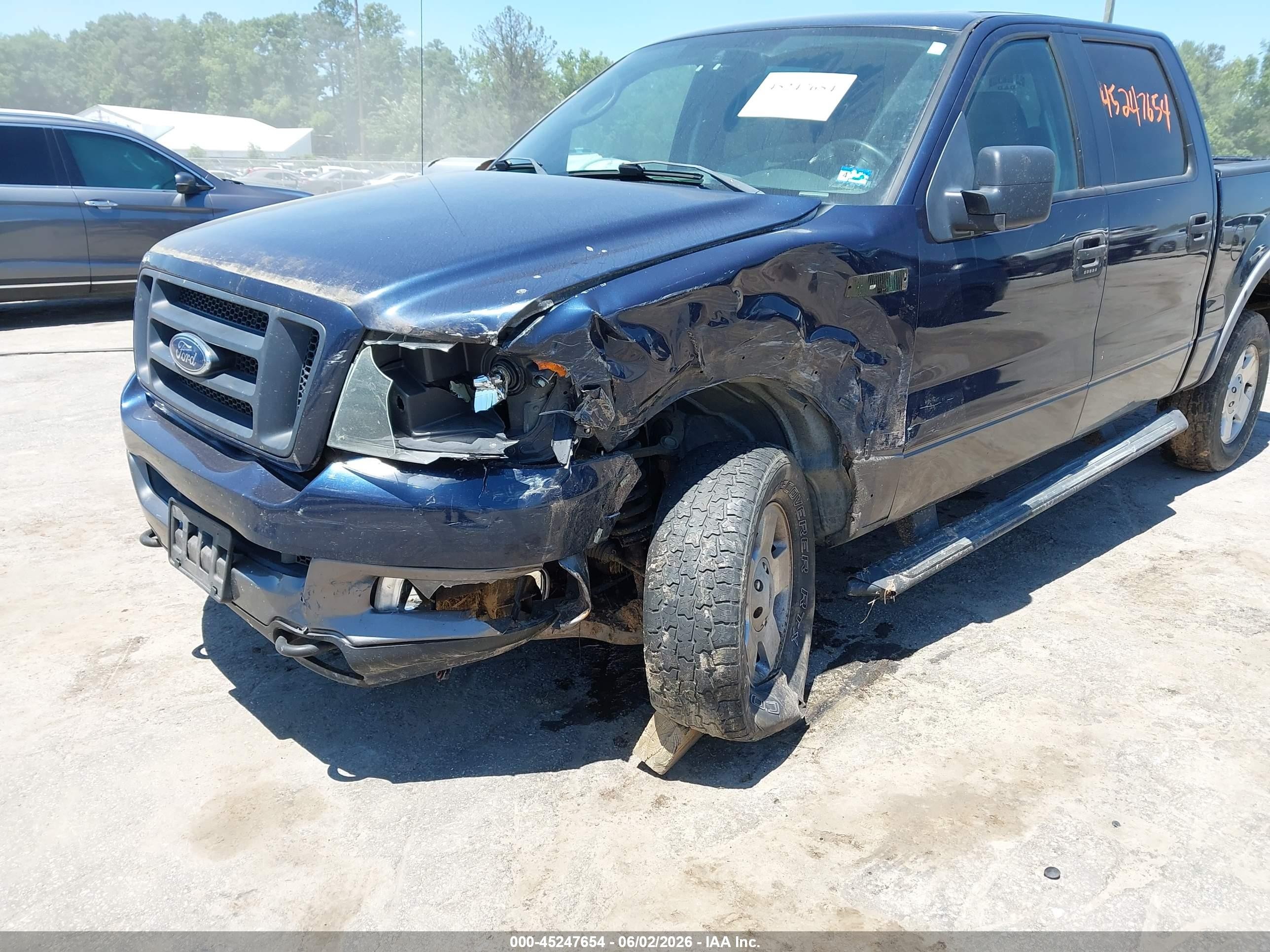 2005 Ford F-150 Fx4/lariat/xlt Blue vin: 1FTPW14505KE94140