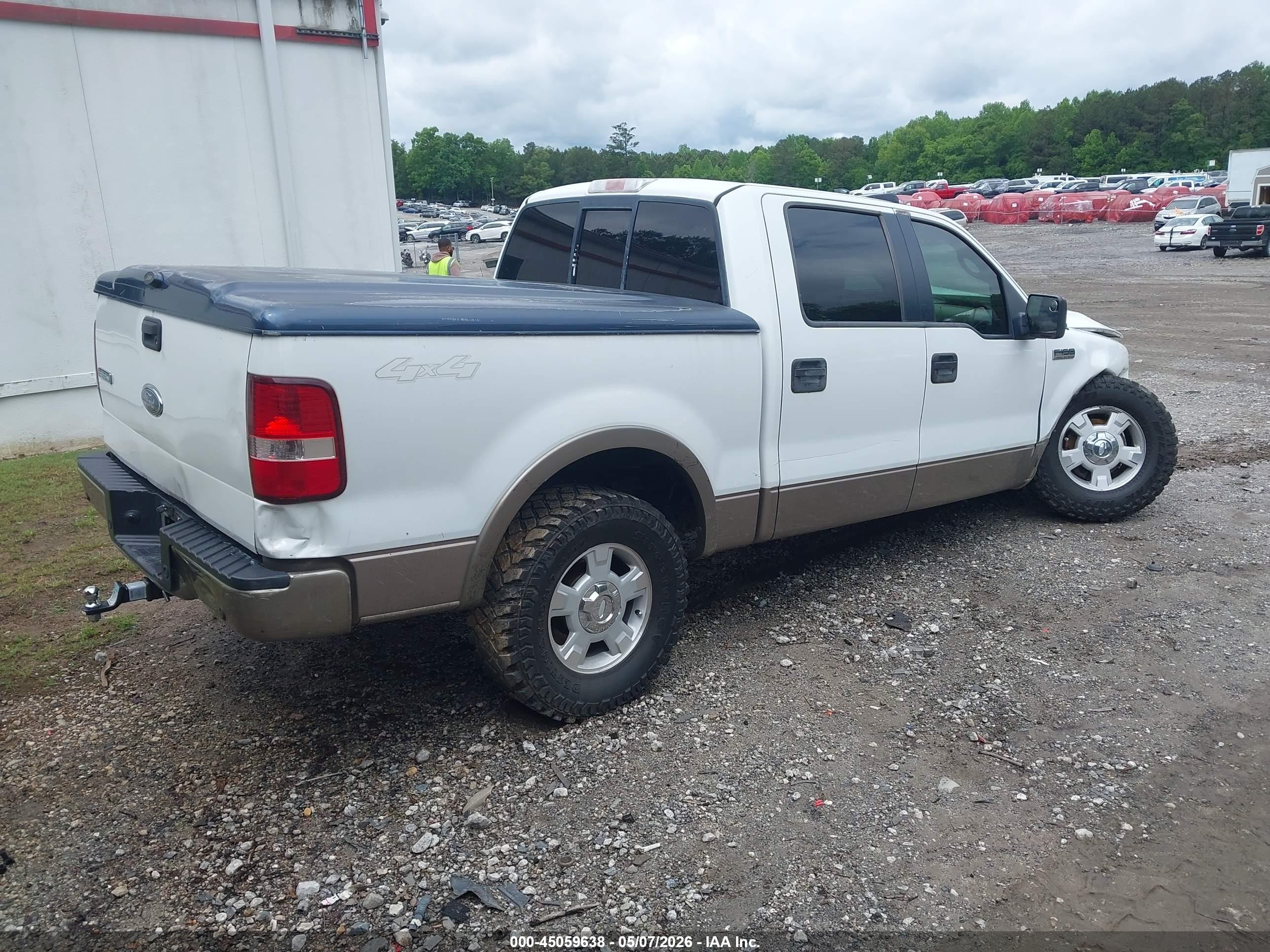 2005 Ford F-150 Fx4/lariat/xlt White vin: 1FTPW14505KF05959