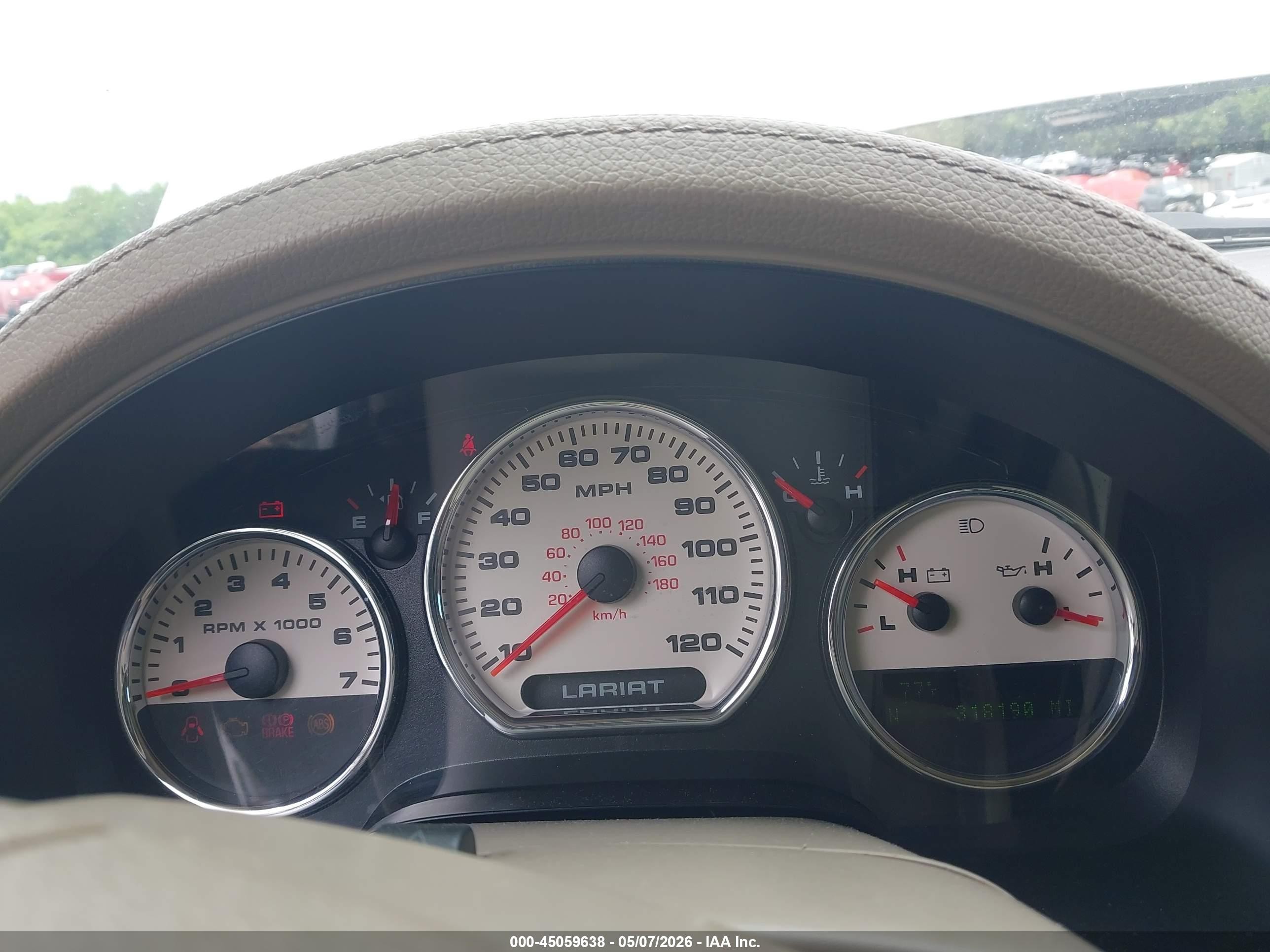 2005 Ford F-150 Fx4/lariat/xlt White vin: 1FTPW14505KF05959