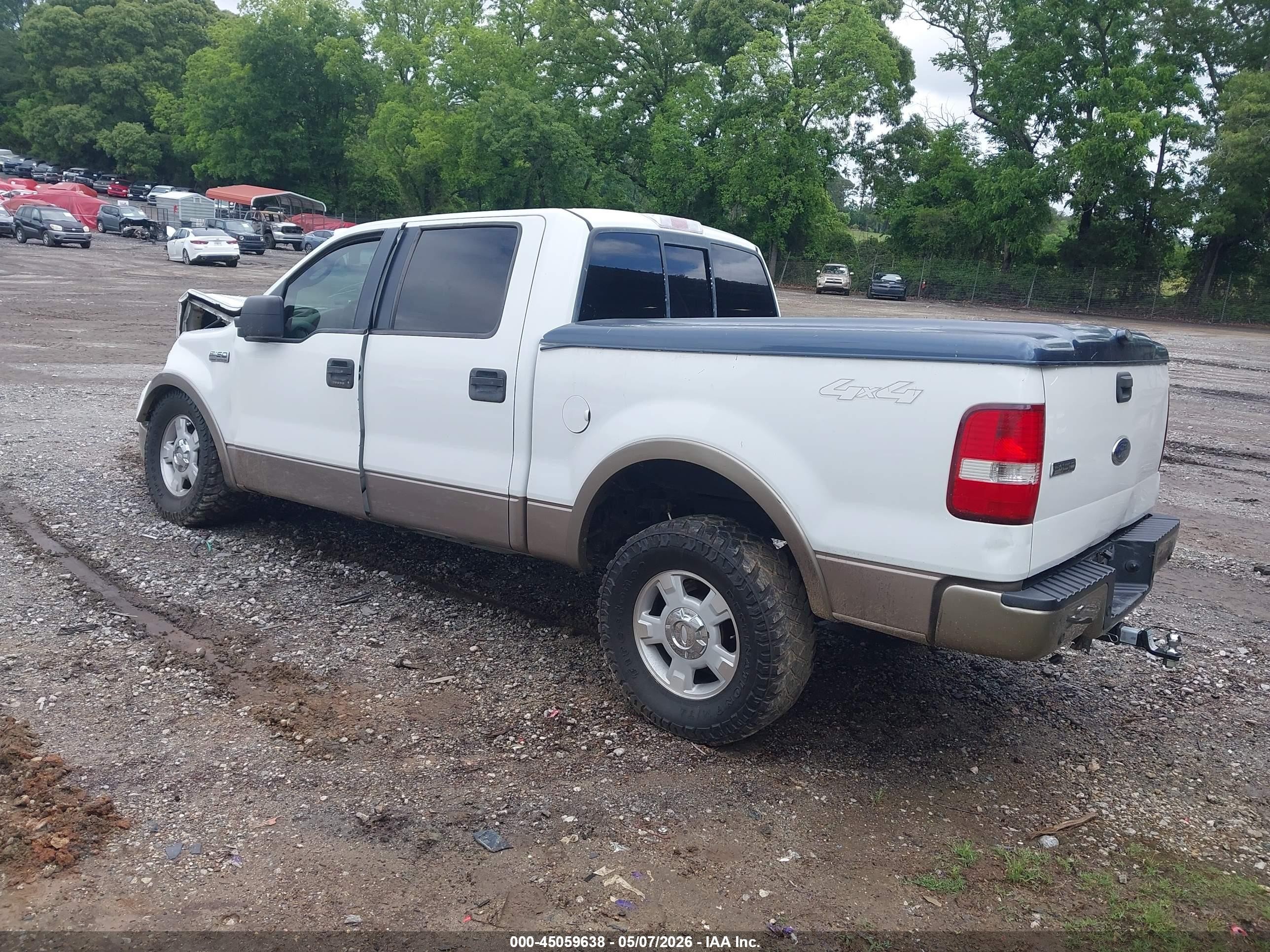 2005 Ford F-150 Fx4/lariat/xlt White vin: 1FTPW14505KF05959