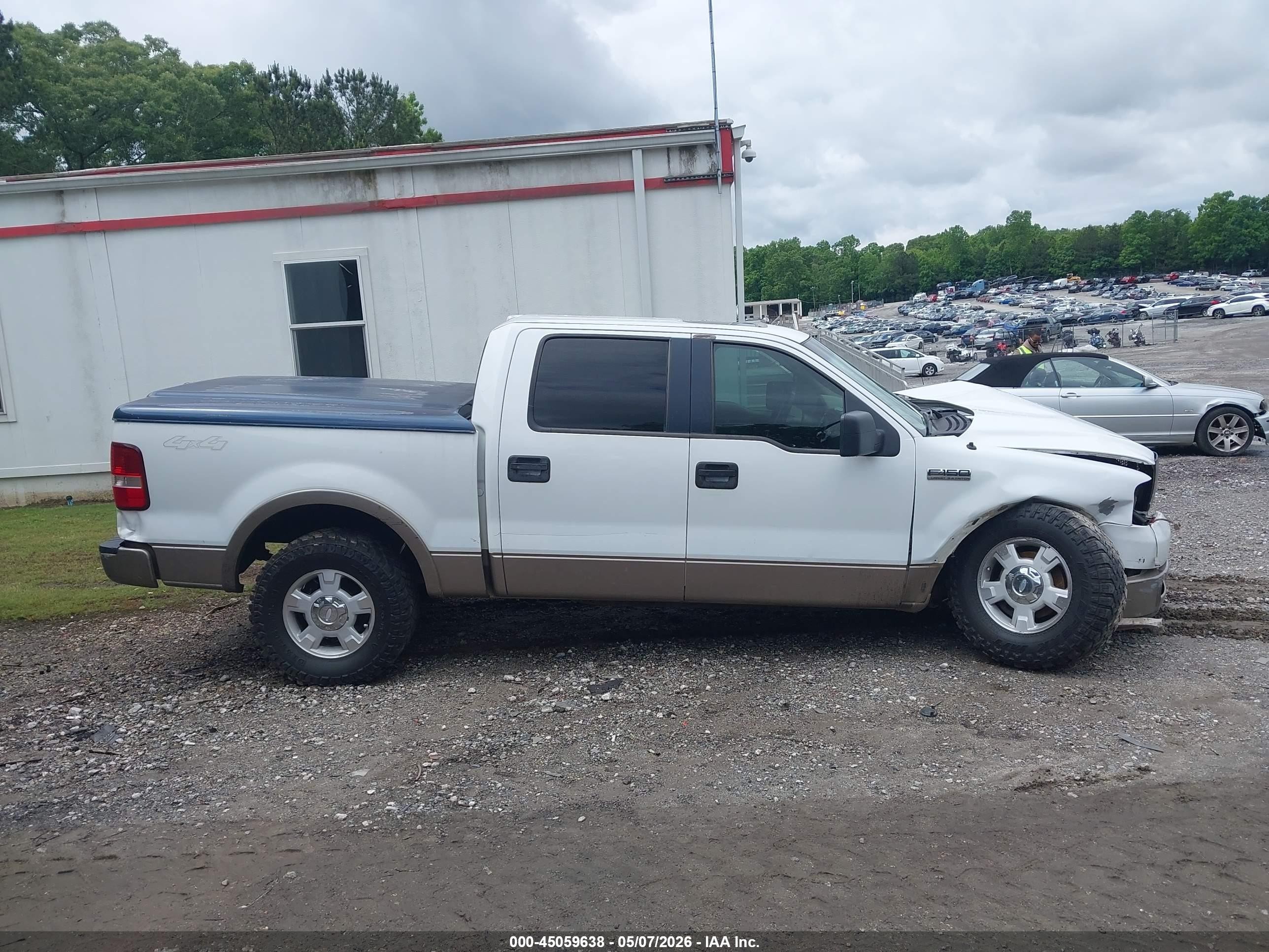 2005 Ford F-150 Fx4/lariat/xlt White vin: 1FTPW14505KF05959