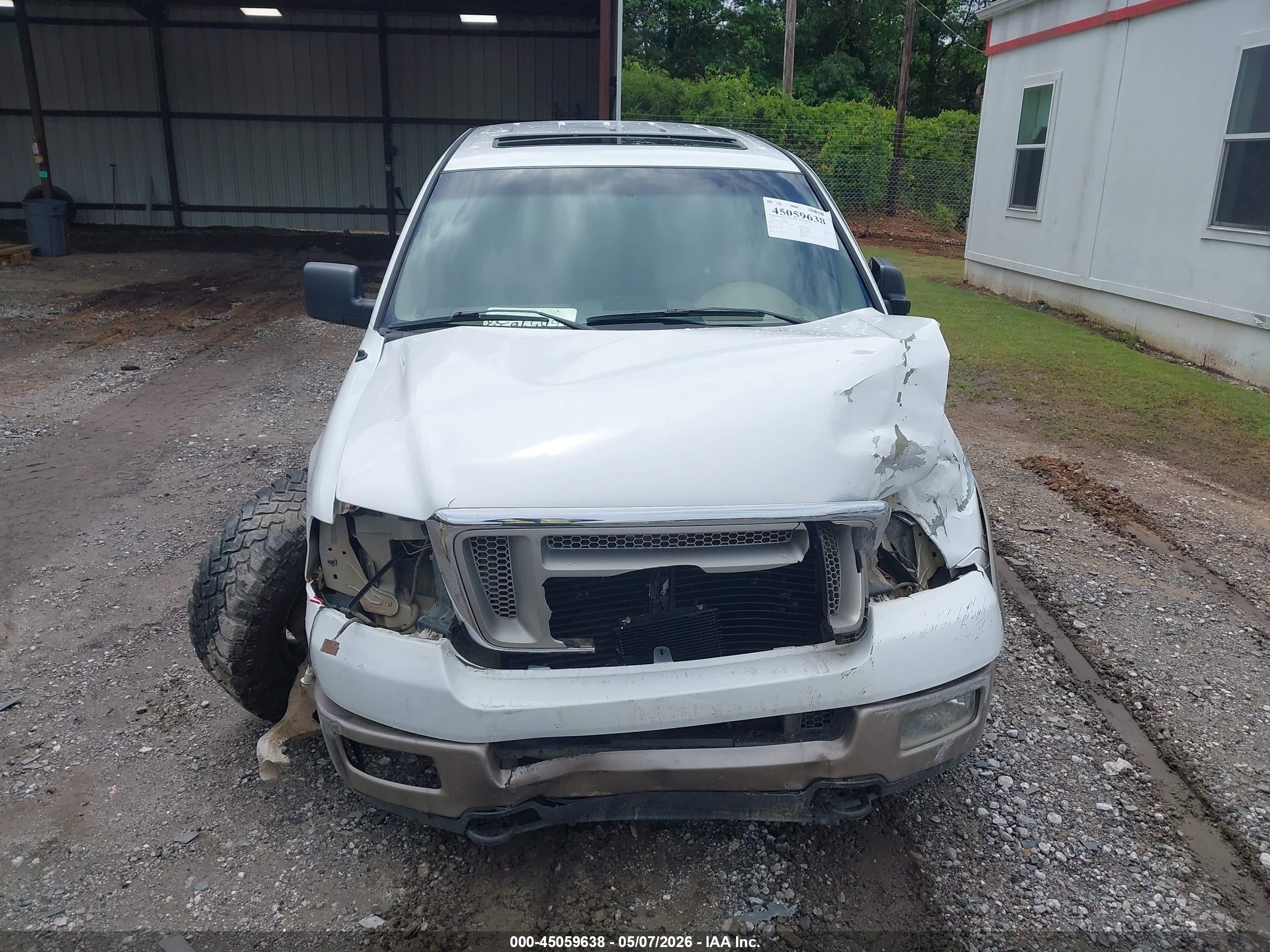 2005 Ford F-150 Fx4/lariat/xlt White vin: 1FTPW14505KF05959