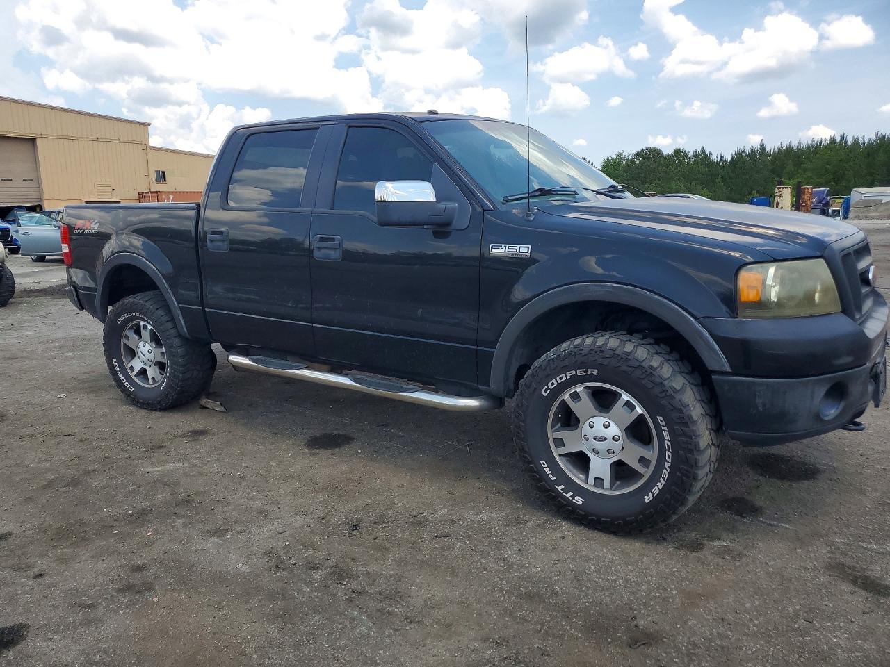 2006 Ford F150 Supercrew Black vin: 1FTPW14506FA46815