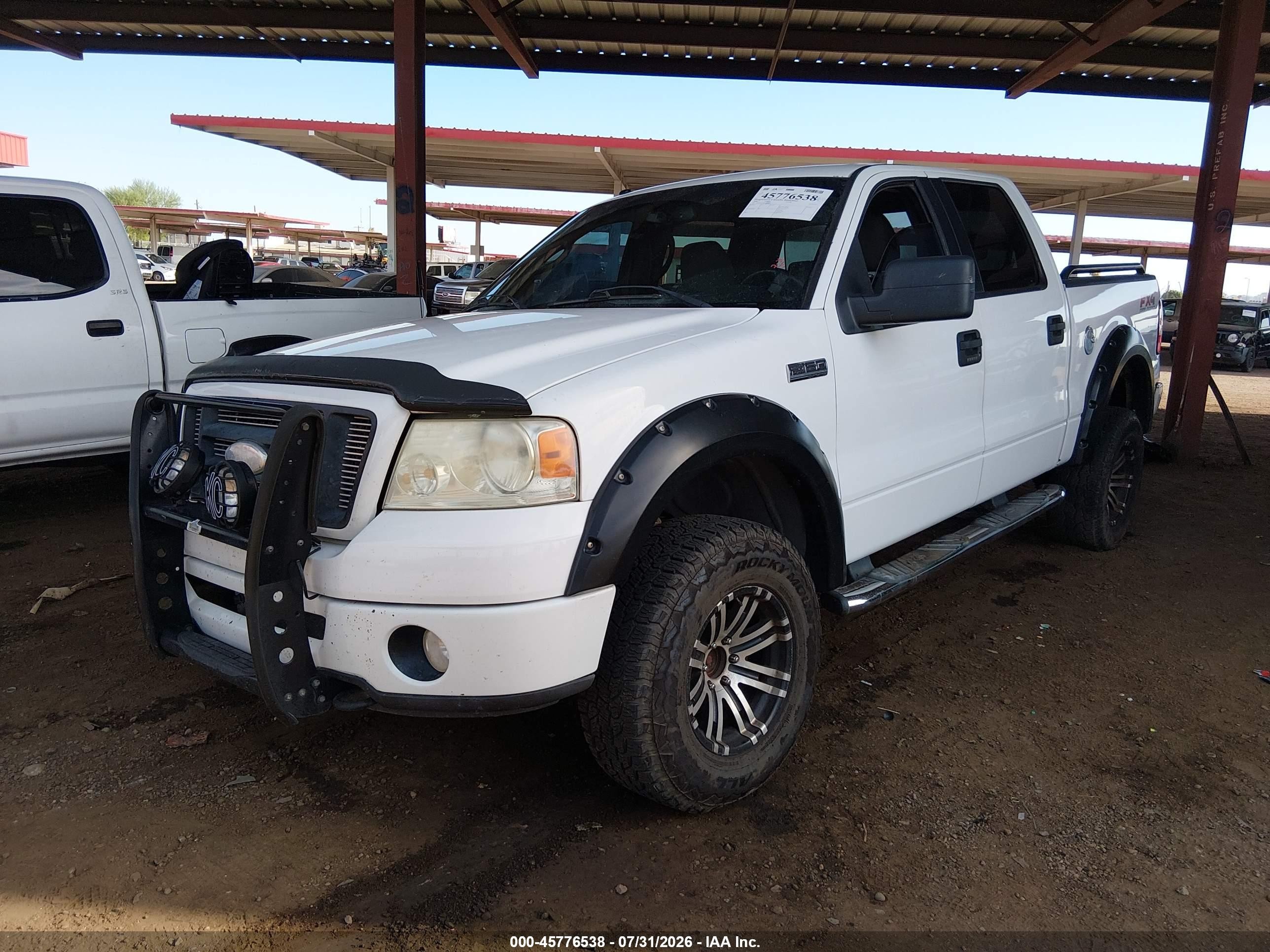 2006 Ford F-150 Fx4/lariat/xlt Белый vin: 1FTPW14506FA49052