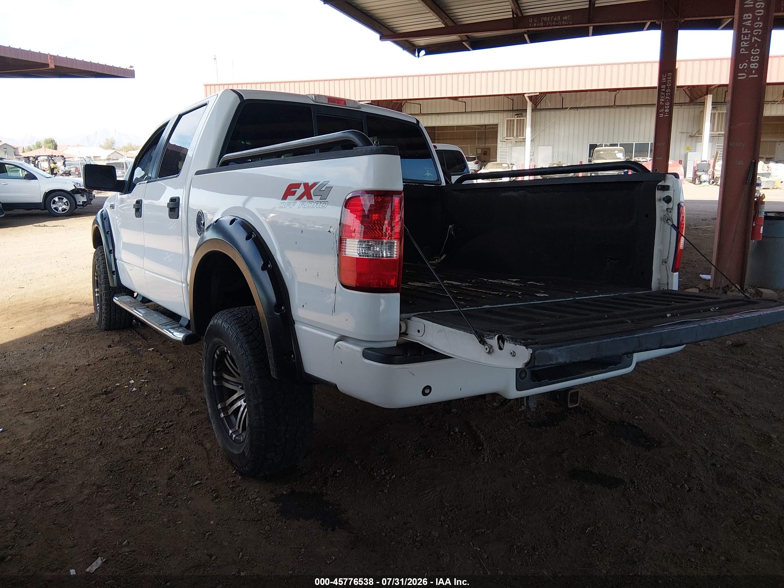 2006 Ford F-150 Fx4/lariat/xlt Белый vin: 1FTPW14506FA49052