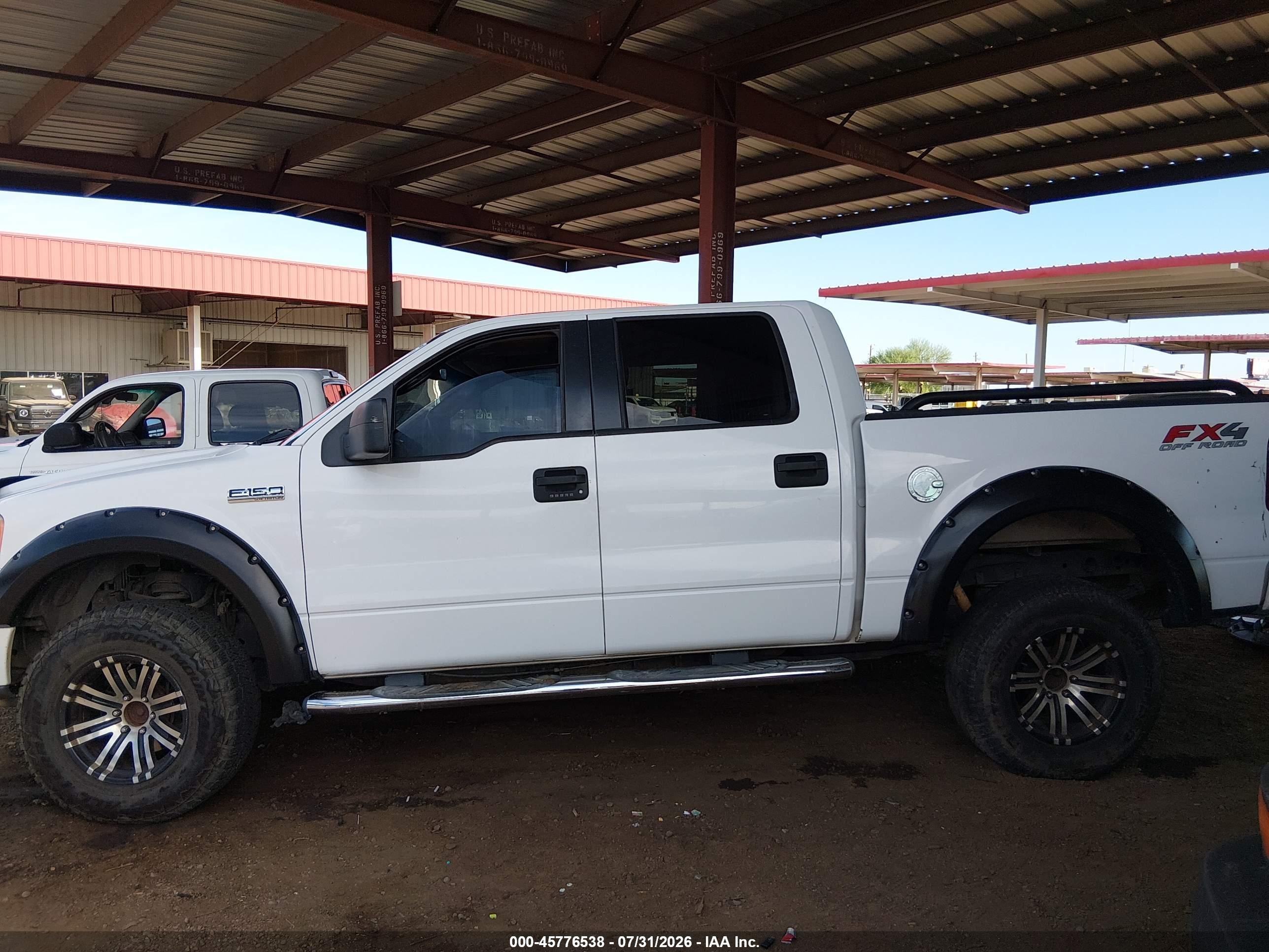2006 Ford F-150 Fx4/lariat/xlt Белый vin: 1FTPW14506FA49052