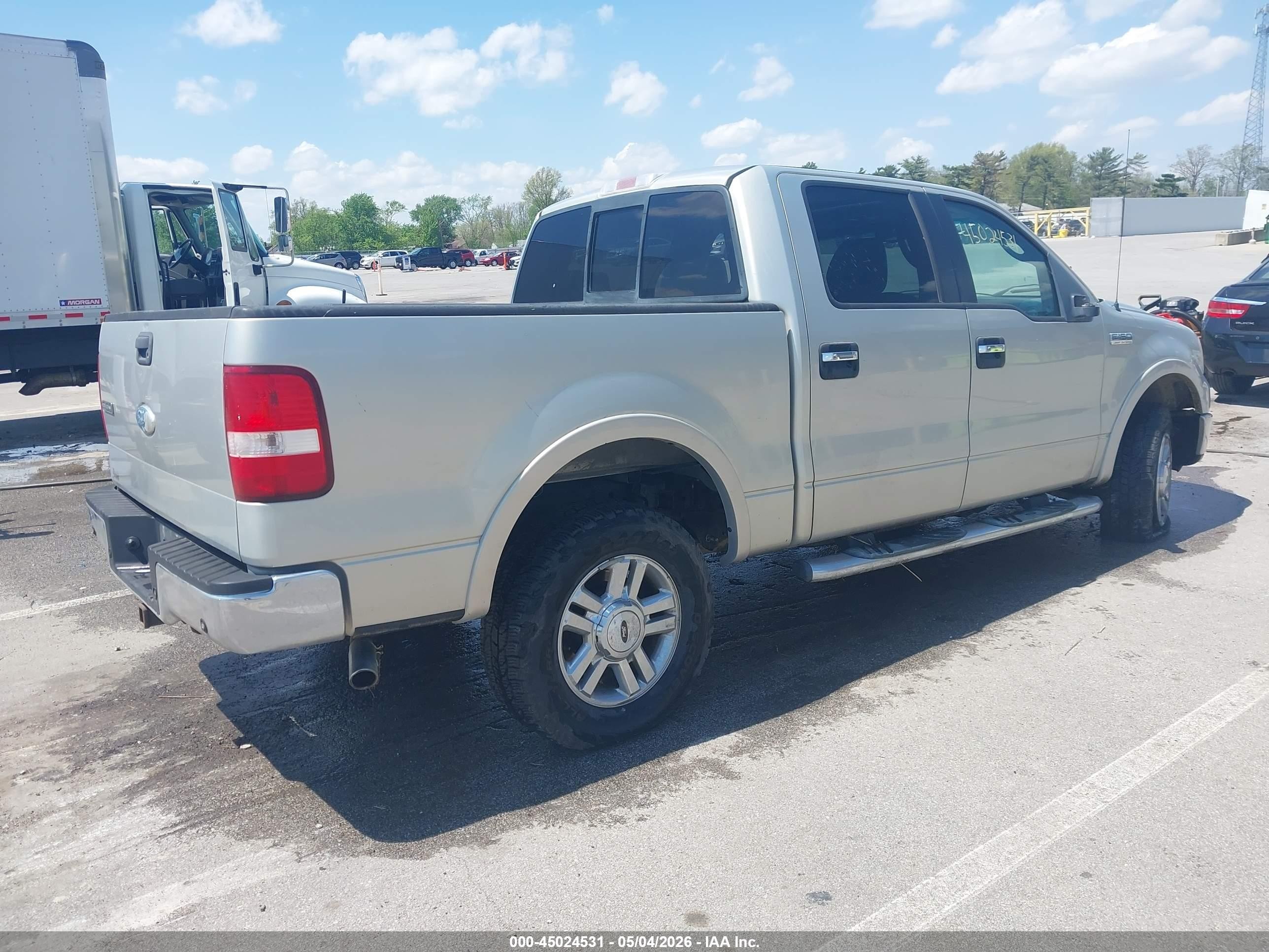 2006 Ford F-150 Fx4/lariat/xlt Silver vin: 1FTPW14506FA60729