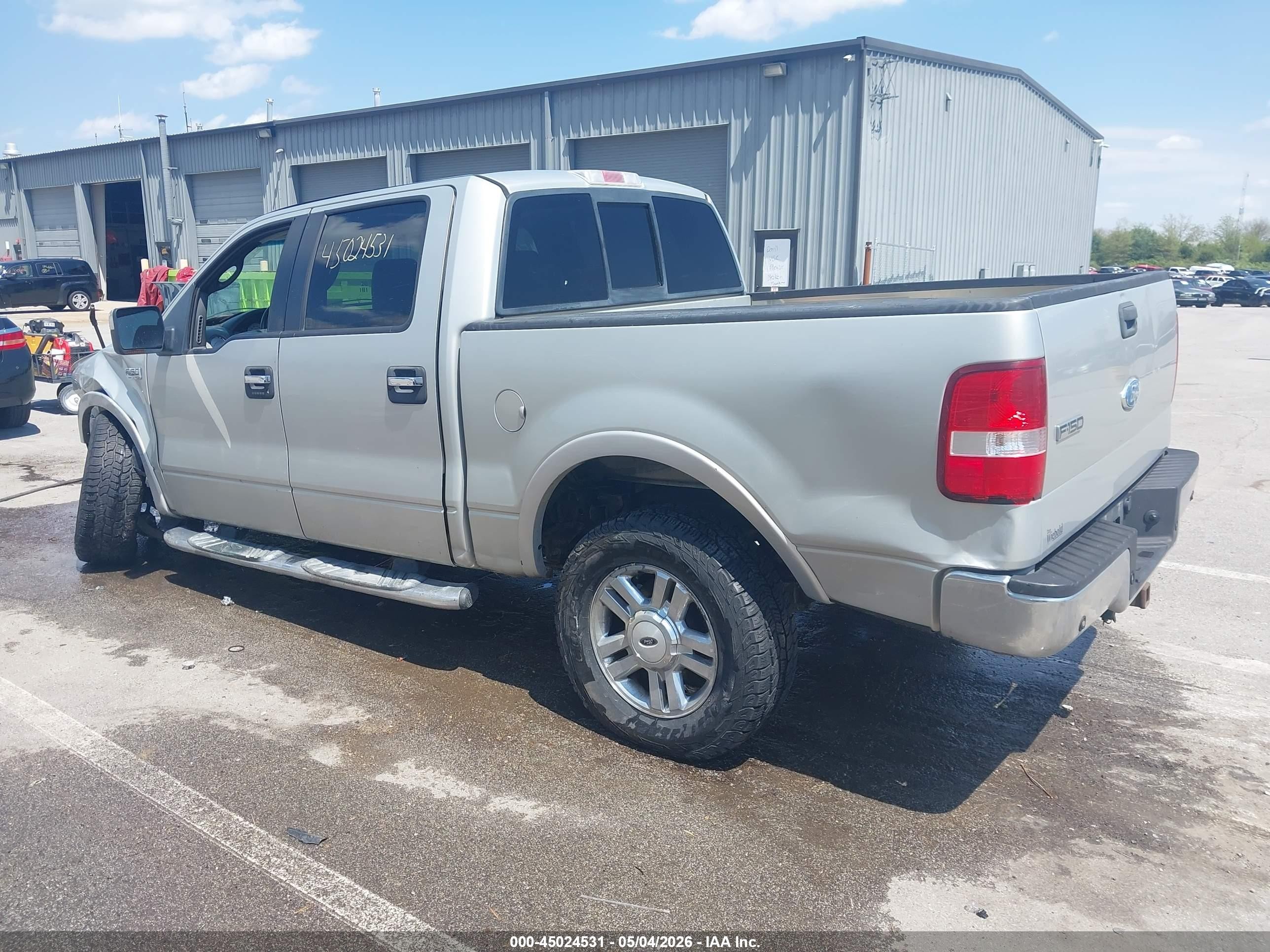 2006 Ford F-150 Fx4/lariat/xlt Silver vin: 1FTPW14506FA60729