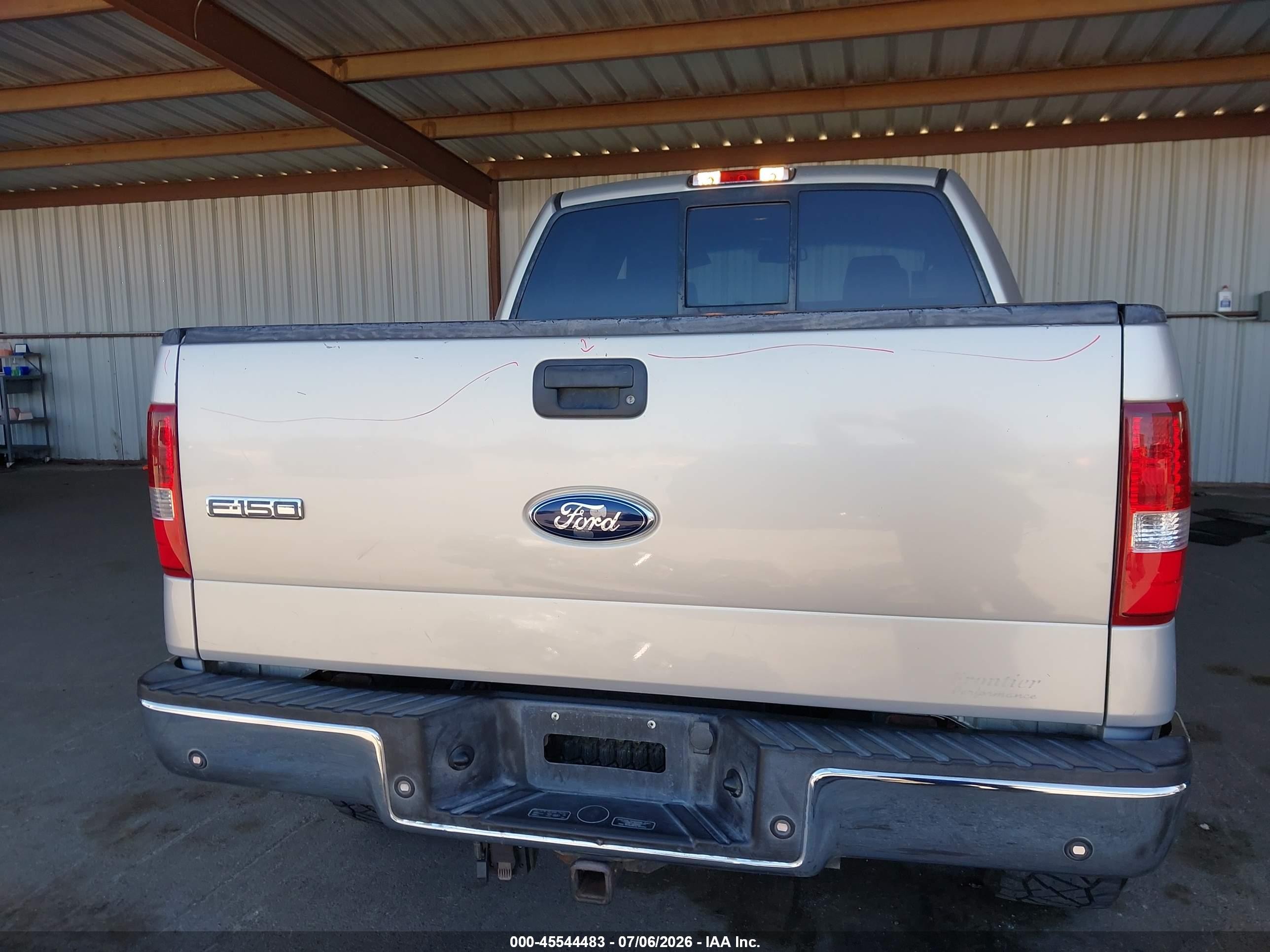 2006 Ford F-150 Fx4/lariat/xlt Gray vin: 1FTPW14506FB03983