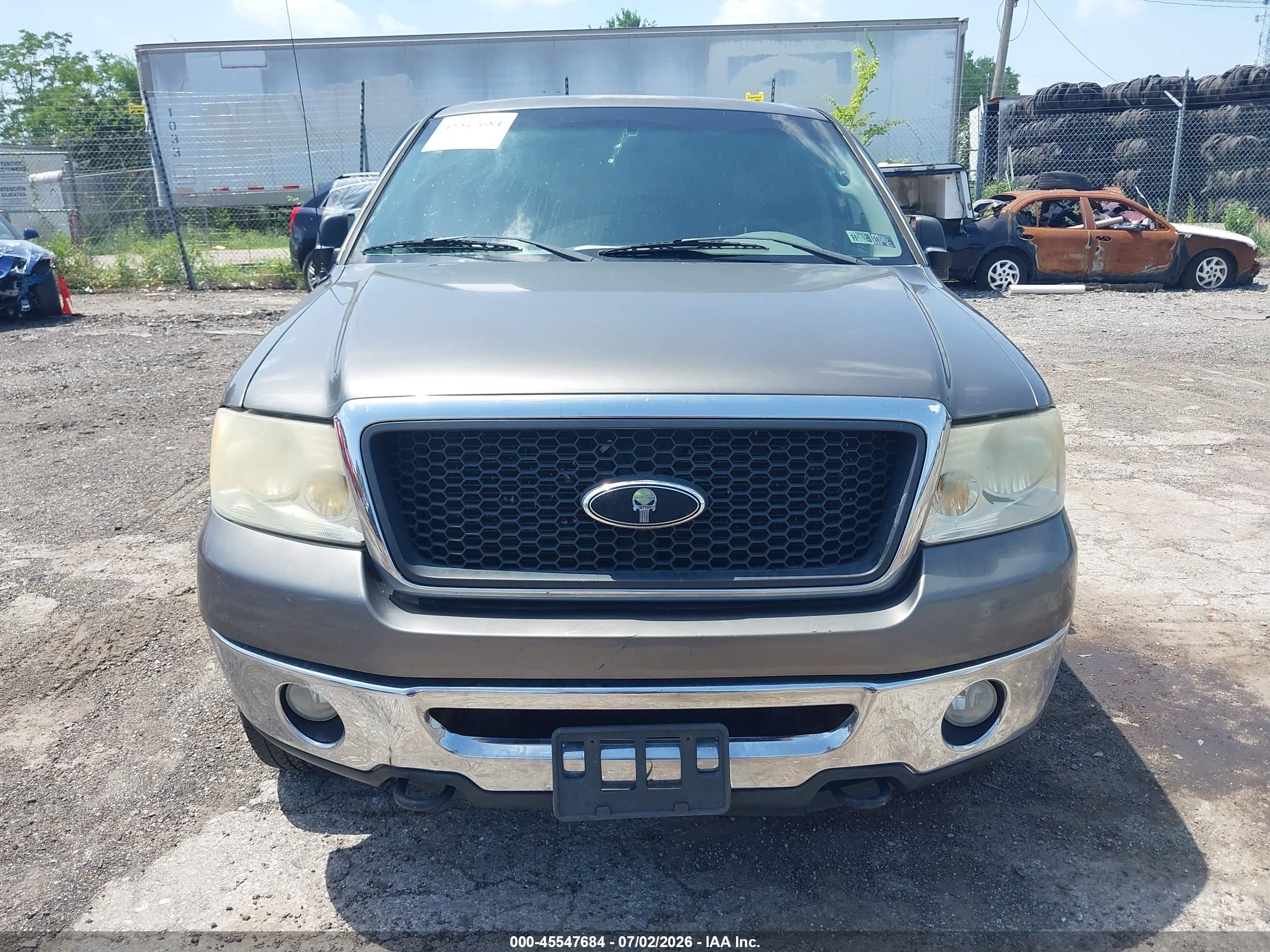 2006 Ford F-150 Fx4/lariat/xlt Gray vin: 1FTPW14506FB68588