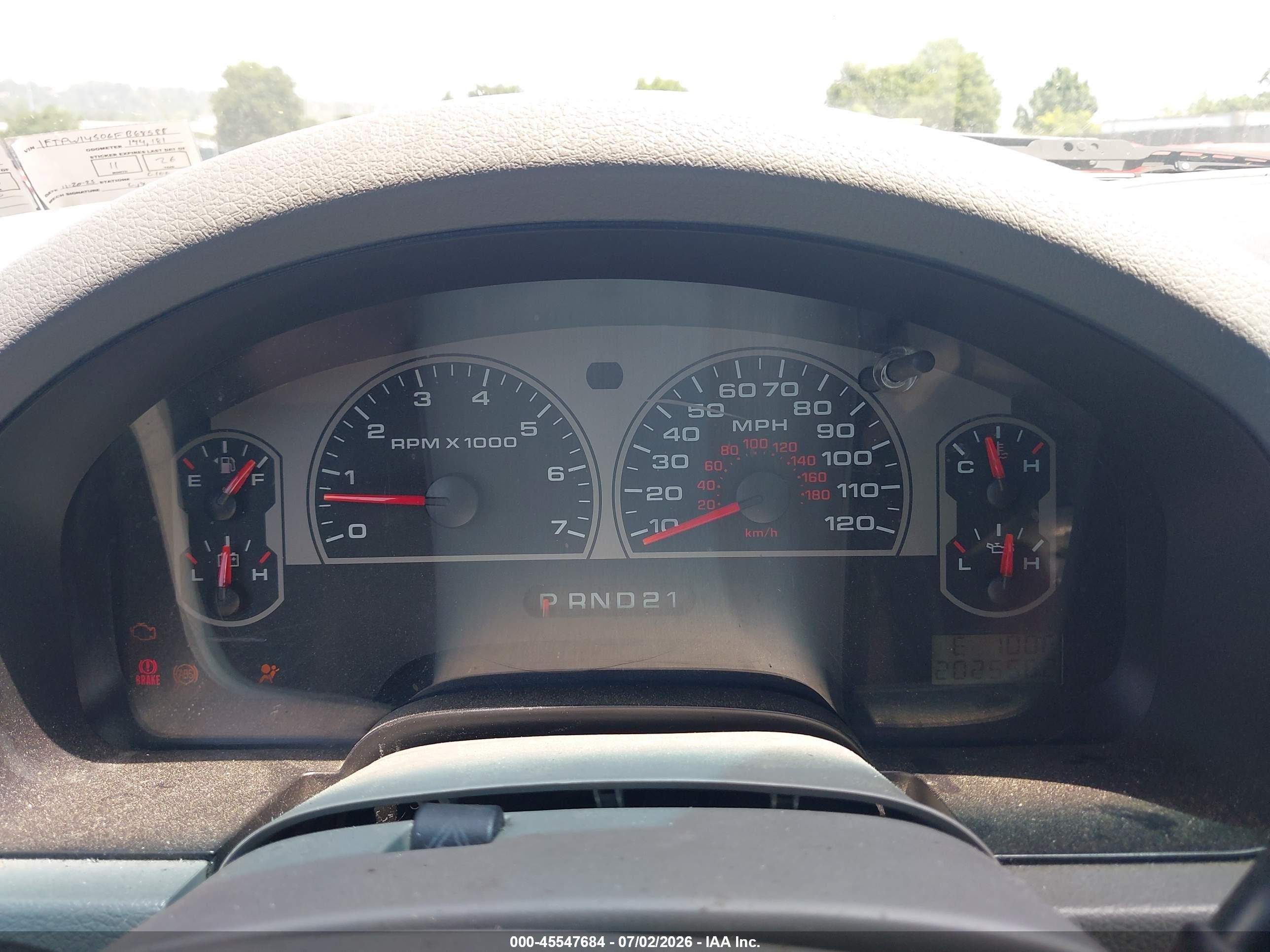 2006 Ford F-150 Fx4/lariat/xlt Gray vin: 1FTPW14506FB68588