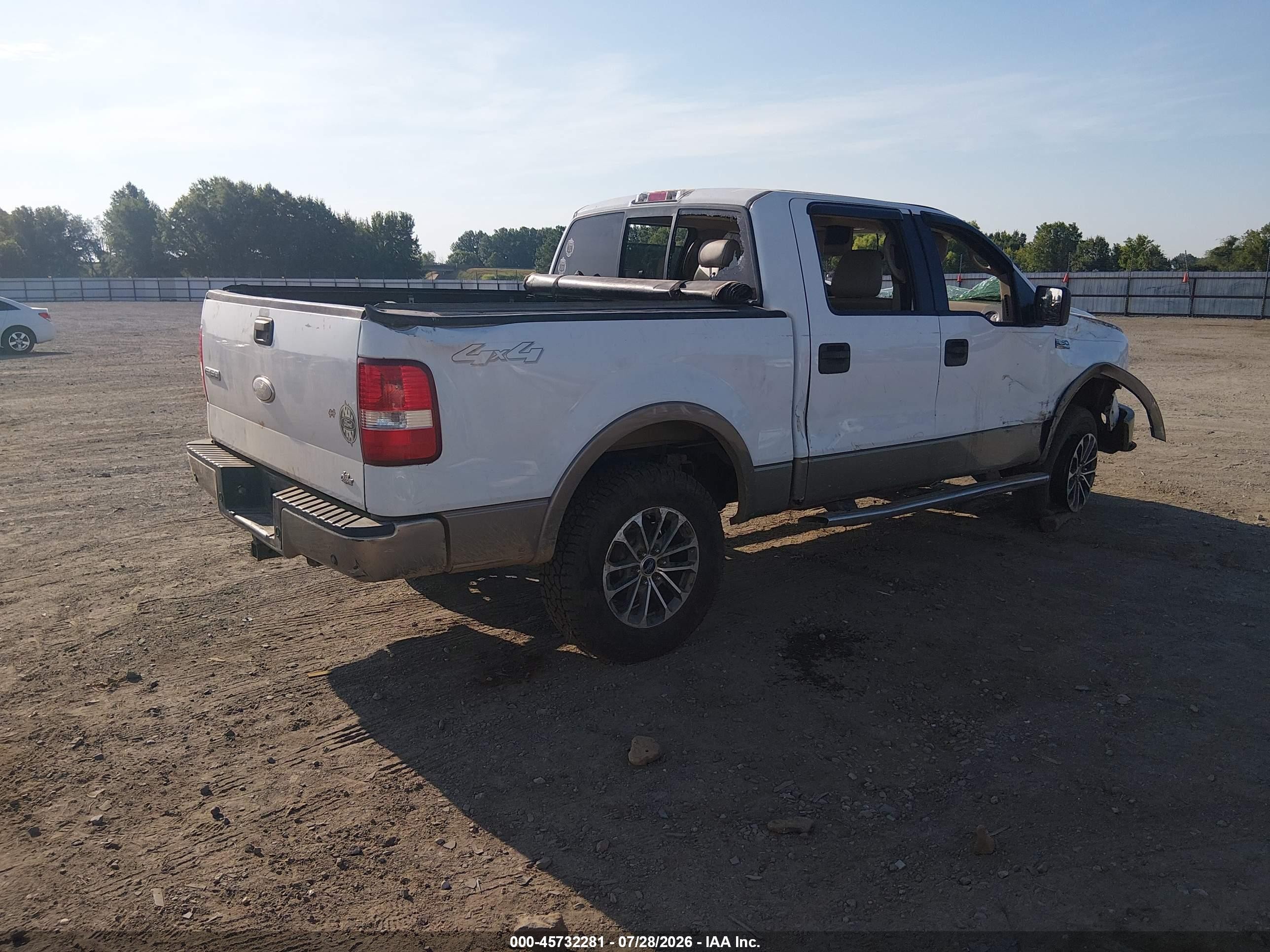 2006 Ford F-150 Fx4/lariat/xlt White vin: 1FTPW14506KA90465