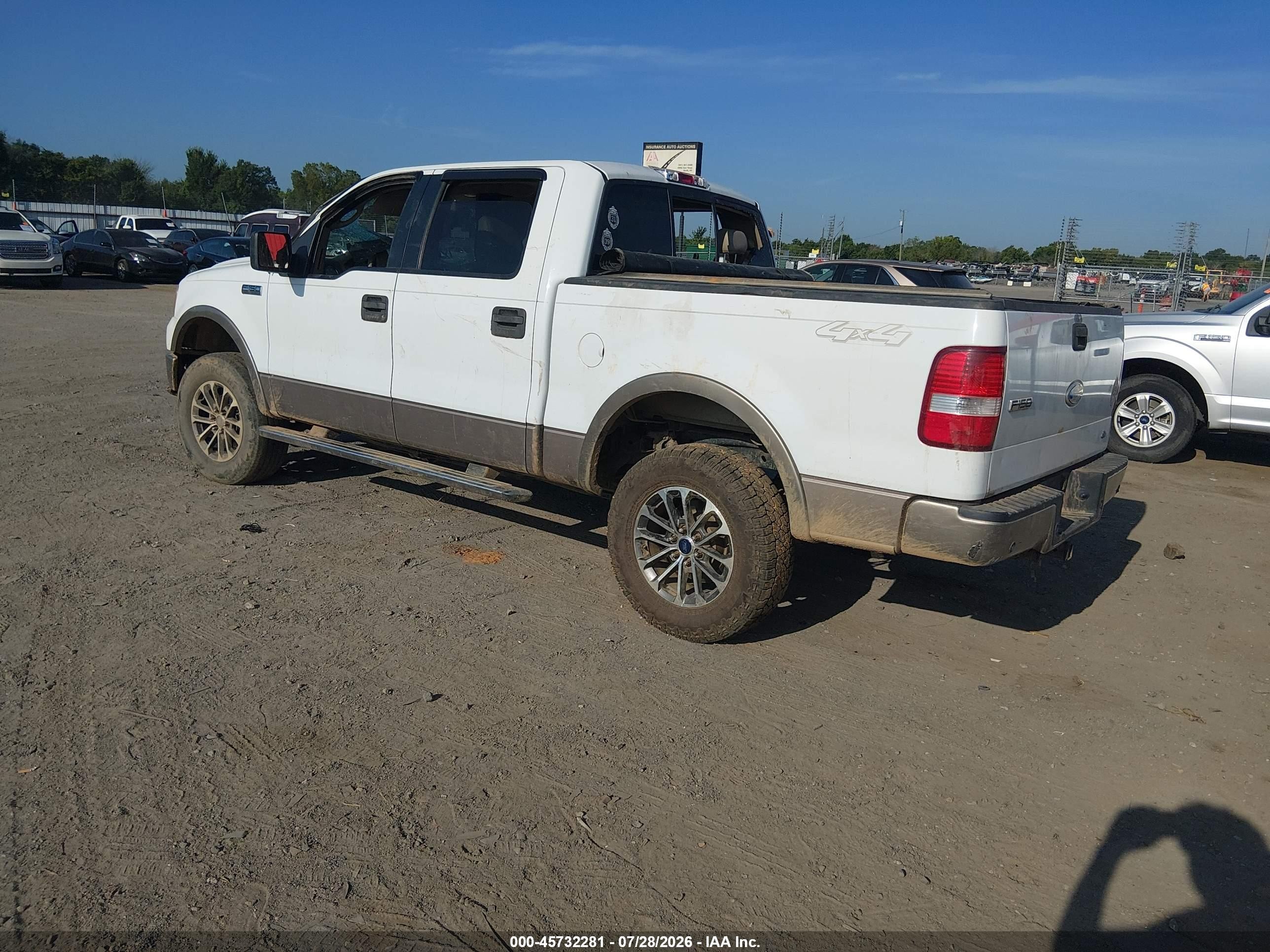 2006 Ford F-150 Fx4/lariat/xlt White vin: 1FTPW14506KA90465