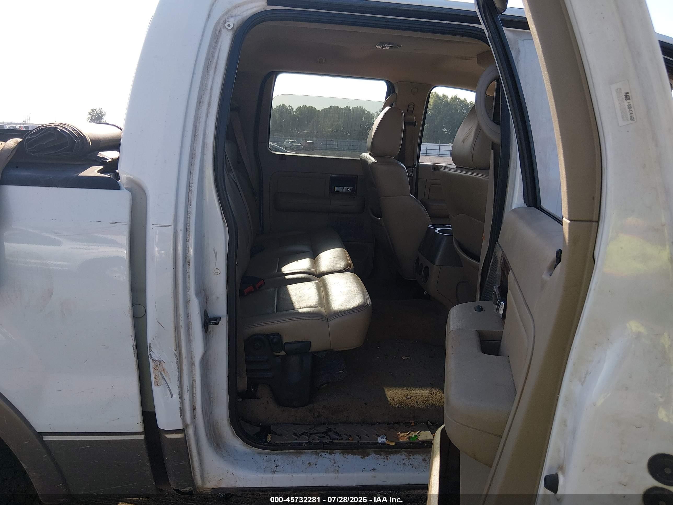 2006 Ford F-150 Fx4/lariat/xlt White vin: 1FTPW14506KA90465