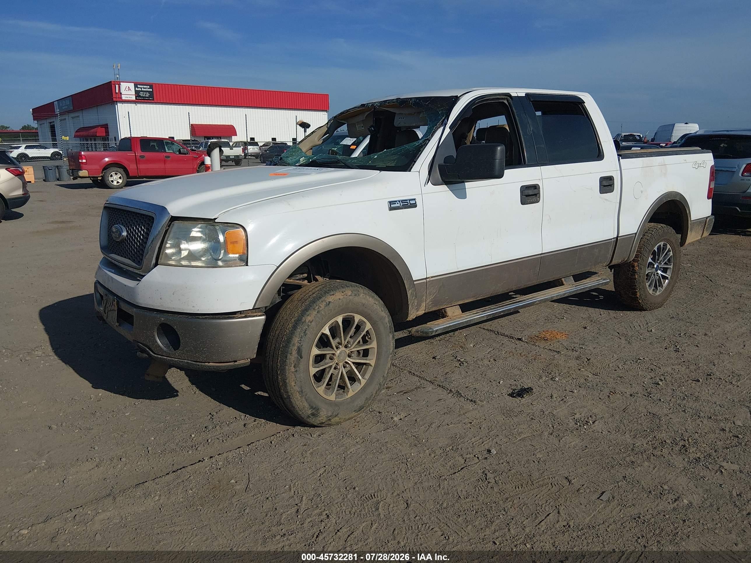 2006 Ford F-150 Fx4/lariat/xlt White vin: 1FTPW14506KA90465