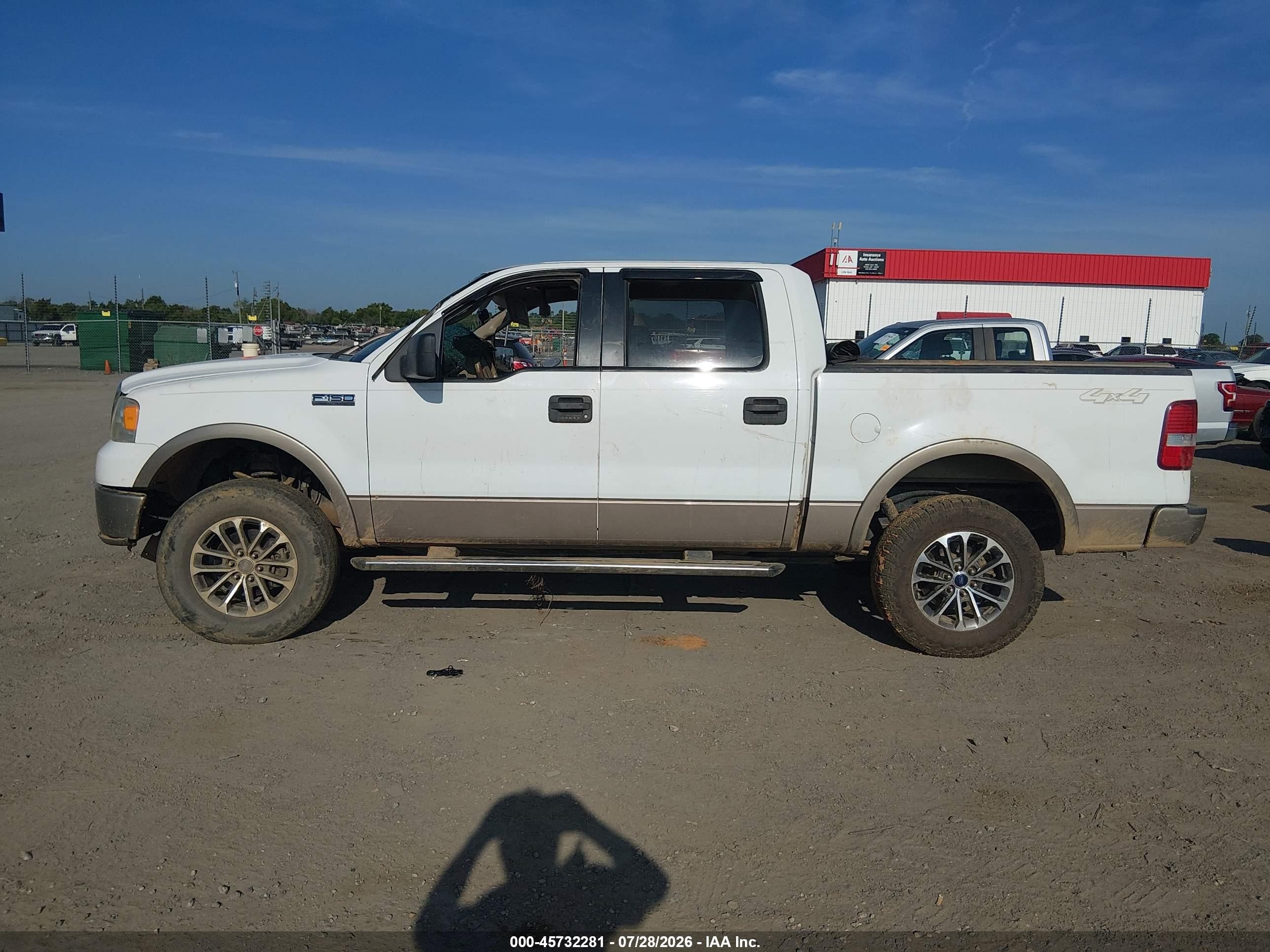 2006 Ford F-150 Fx4/lariat/xlt White vin: 1FTPW14506KA90465