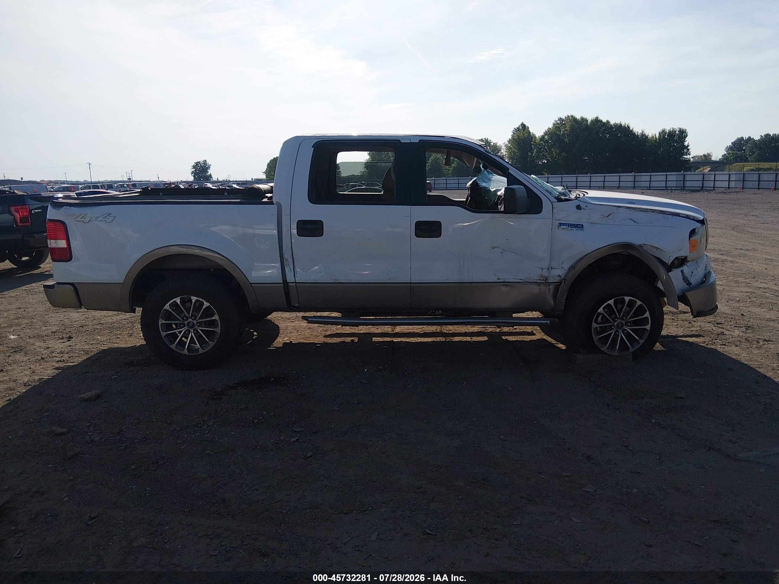 2006 Ford F-150 Fx4/lariat/xlt White vin: 1FTPW14506KA90465