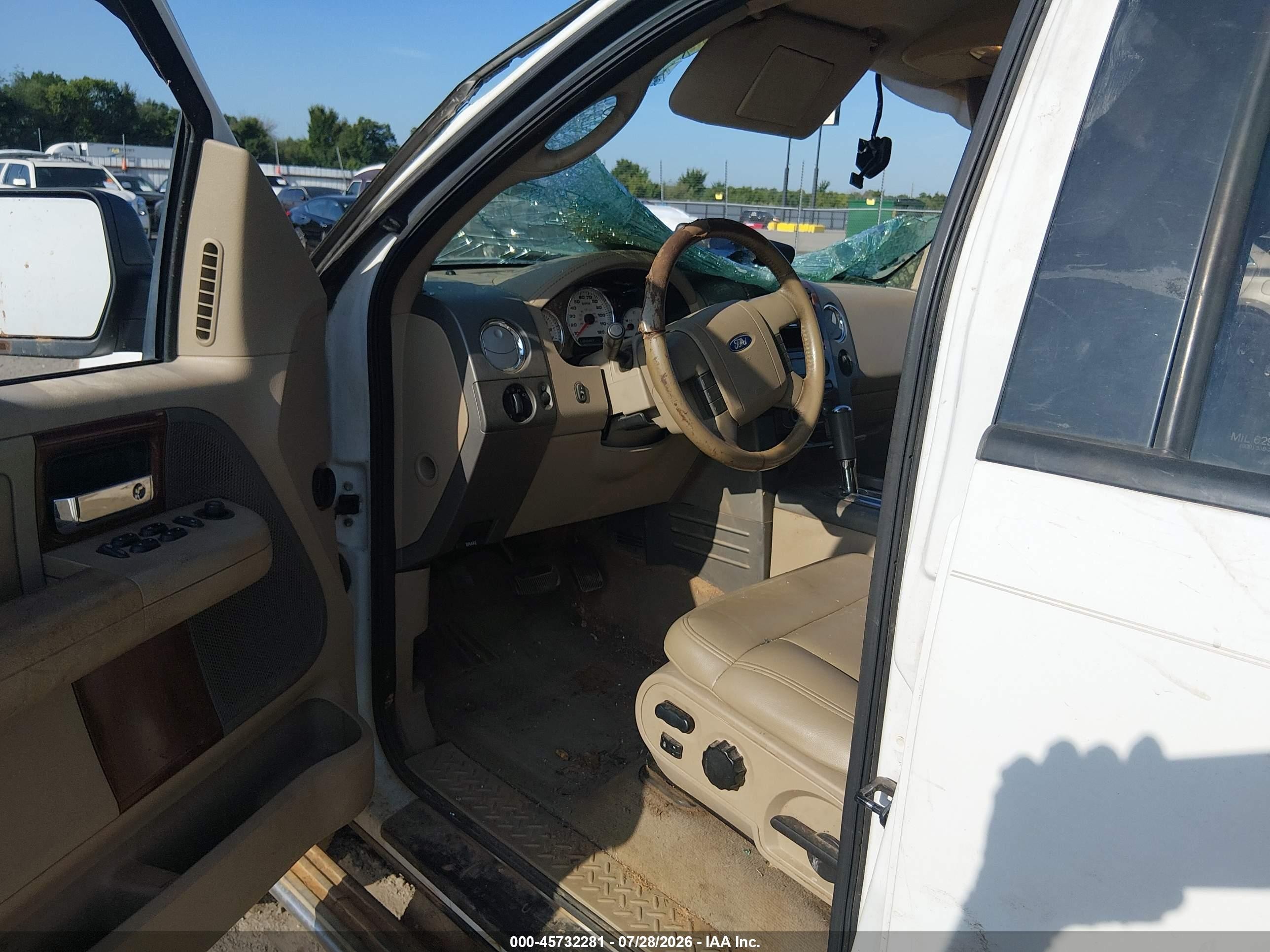 2006 Ford F-150 Fx4/lariat/xlt White vin: 1FTPW14506KA90465