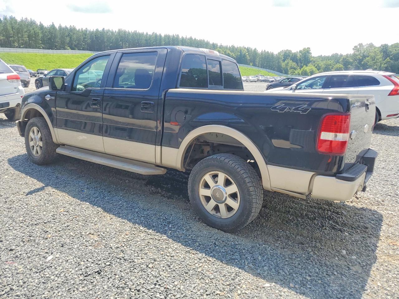 2007 Ford F150 Supercrew Blue vin: 1FTPW14507KC12307