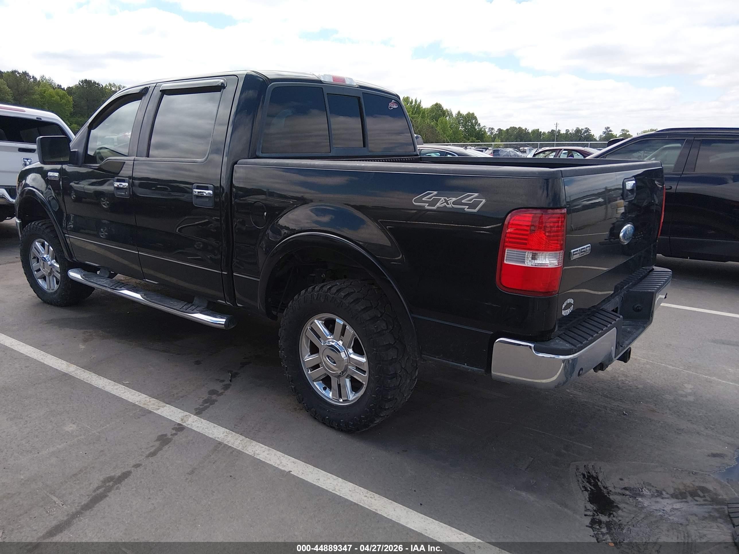 2008 Ford F-150 60th Anniversary/fx4/king Ranch/lariat/limited/xlt Black vin: 1FTPW14508FA37079