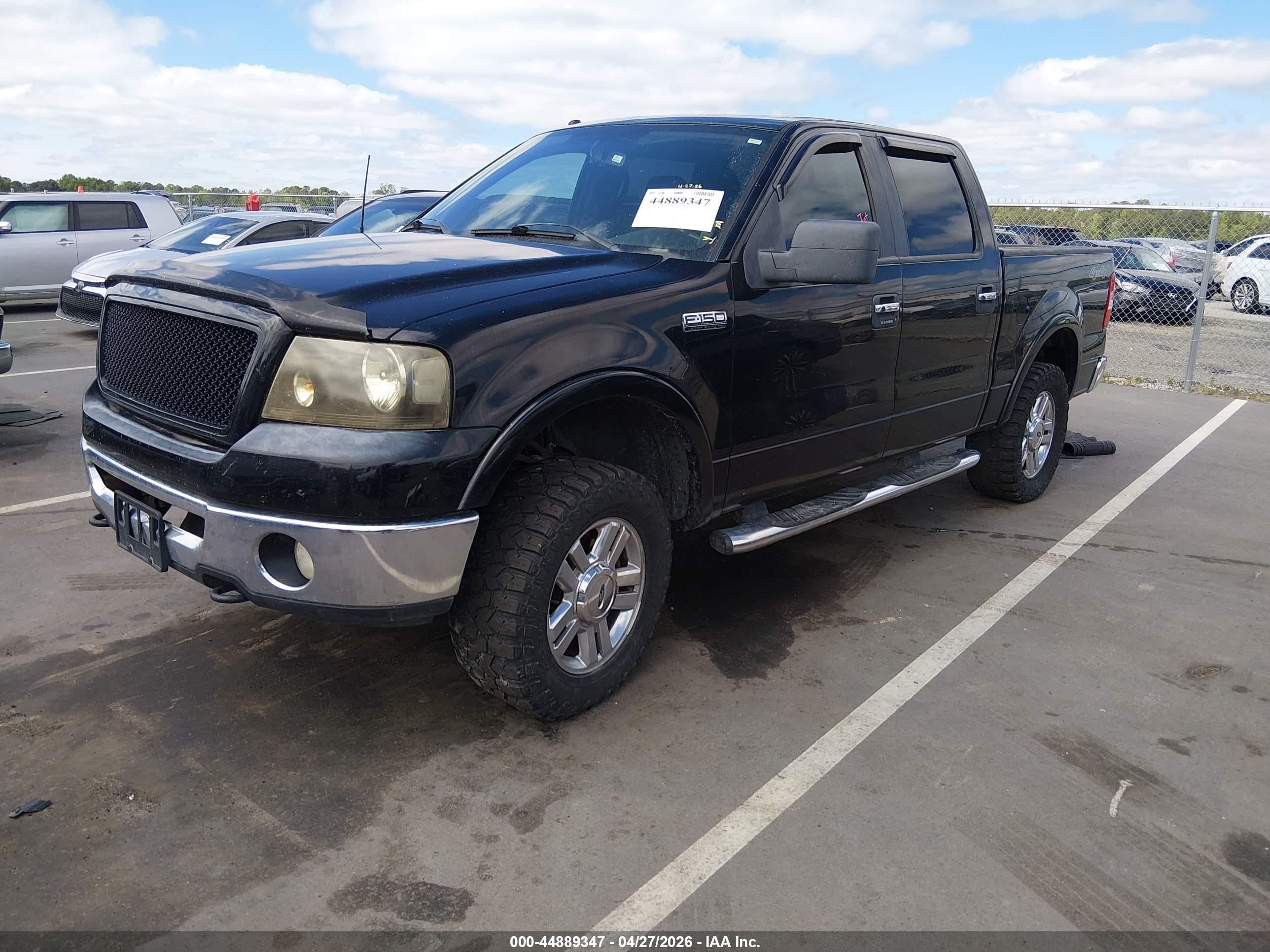 2008 Ford F-150 60th Anniversary/fx4/king Ranch/lariat/limited/xlt Black vin: 1FTPW14508FA37079