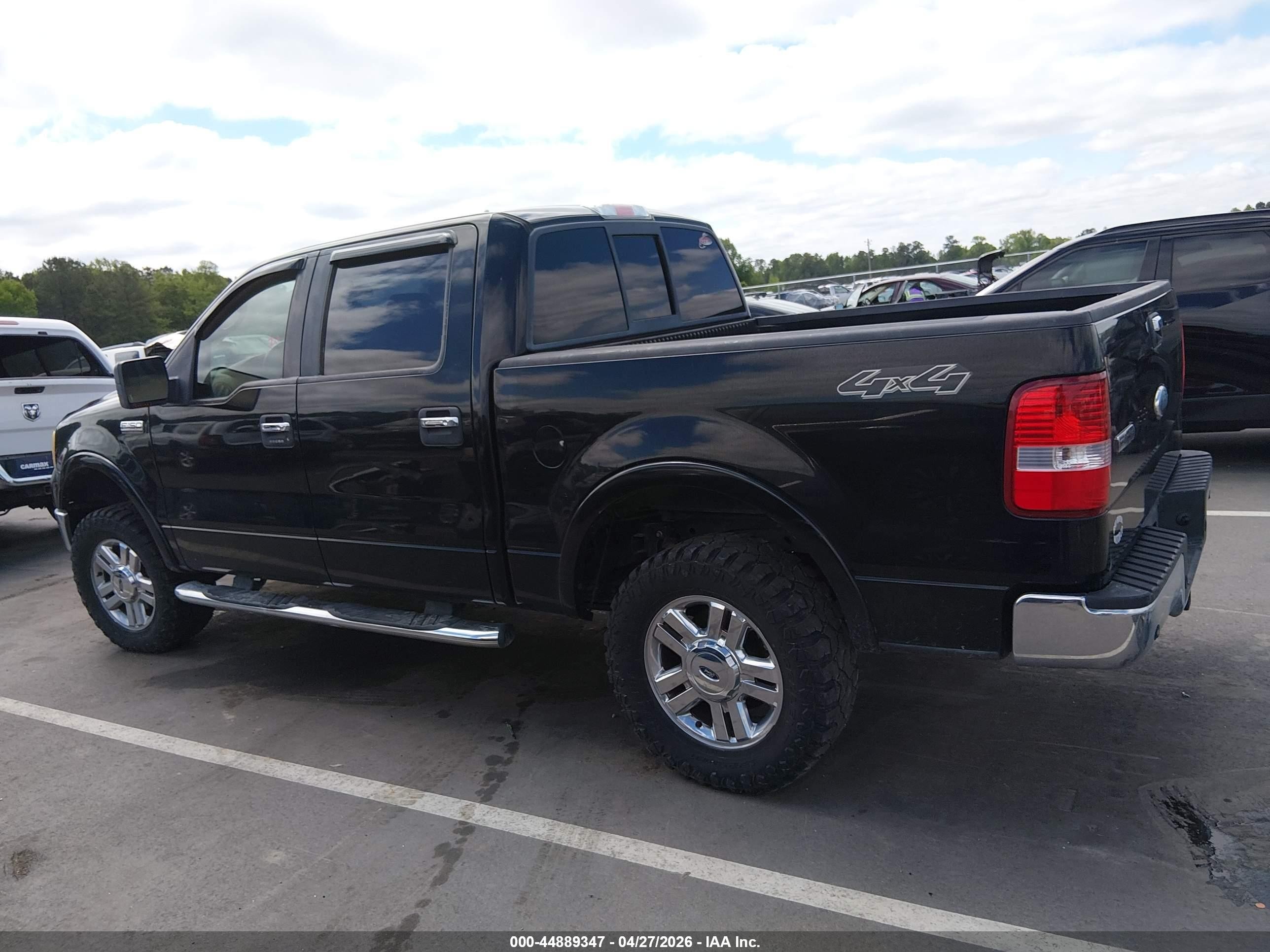 2008 Ford F-150 60th Anniversary/fx4/king Ranch/lariat/limited/xlt Black vin: 1FTPW14508FA37079