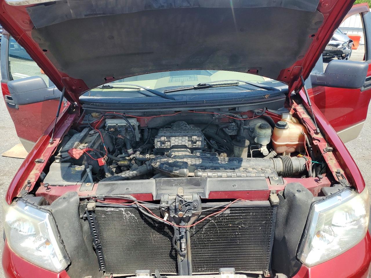 2008 Ford F150 Supercrew Темно-бордовый vin: 1FTPW14508FB86270