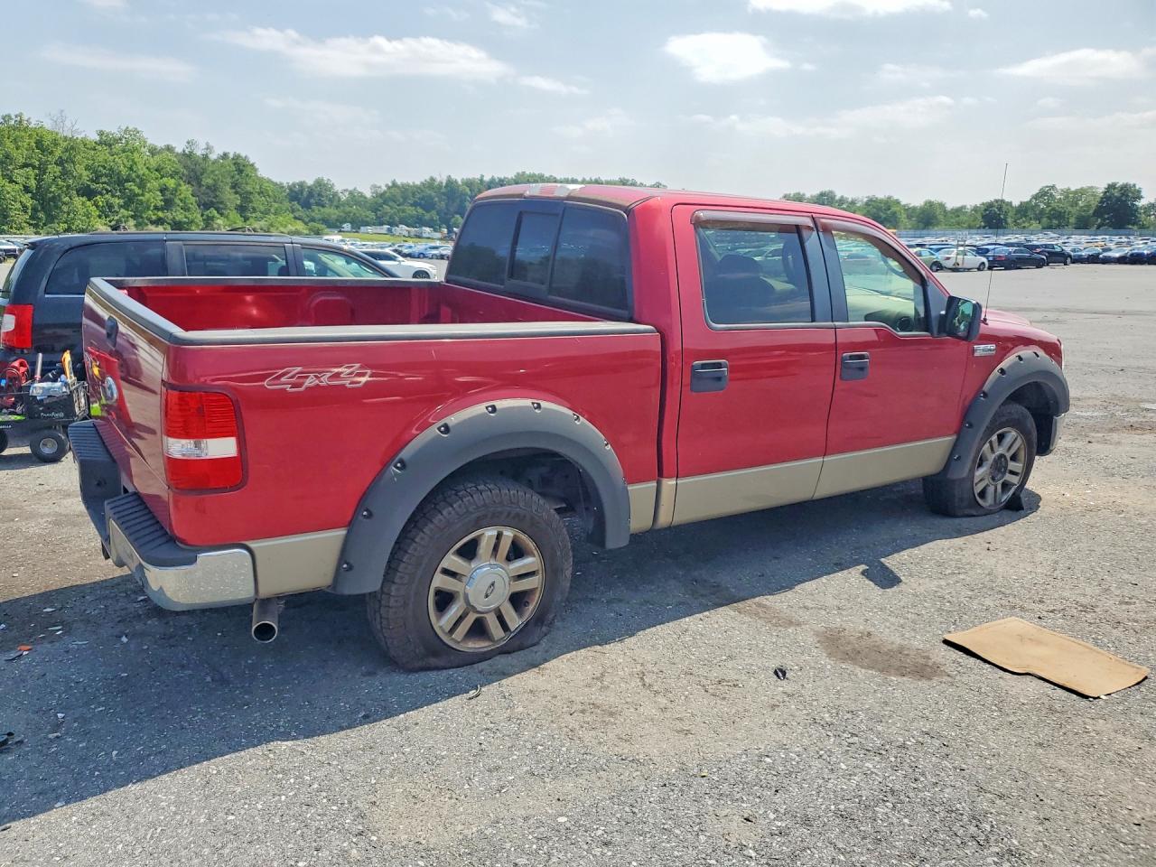 2008 Ford F150 Supercrew Темно-бордовый vin: 1FTPW14508FB86270
